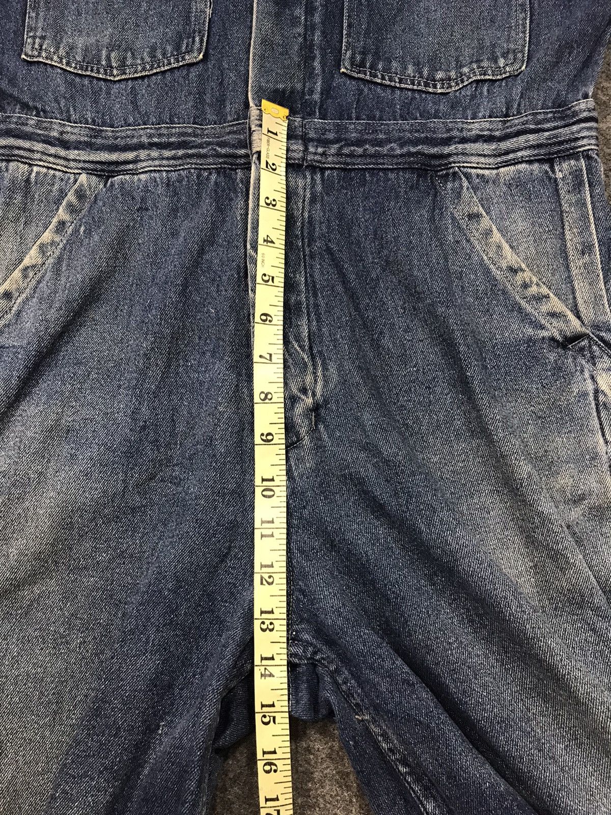 Japanese Brand Dog House Coverall Indigo Denim Pant Workwear Carpenter Size US 35 - 13 Thumbnail