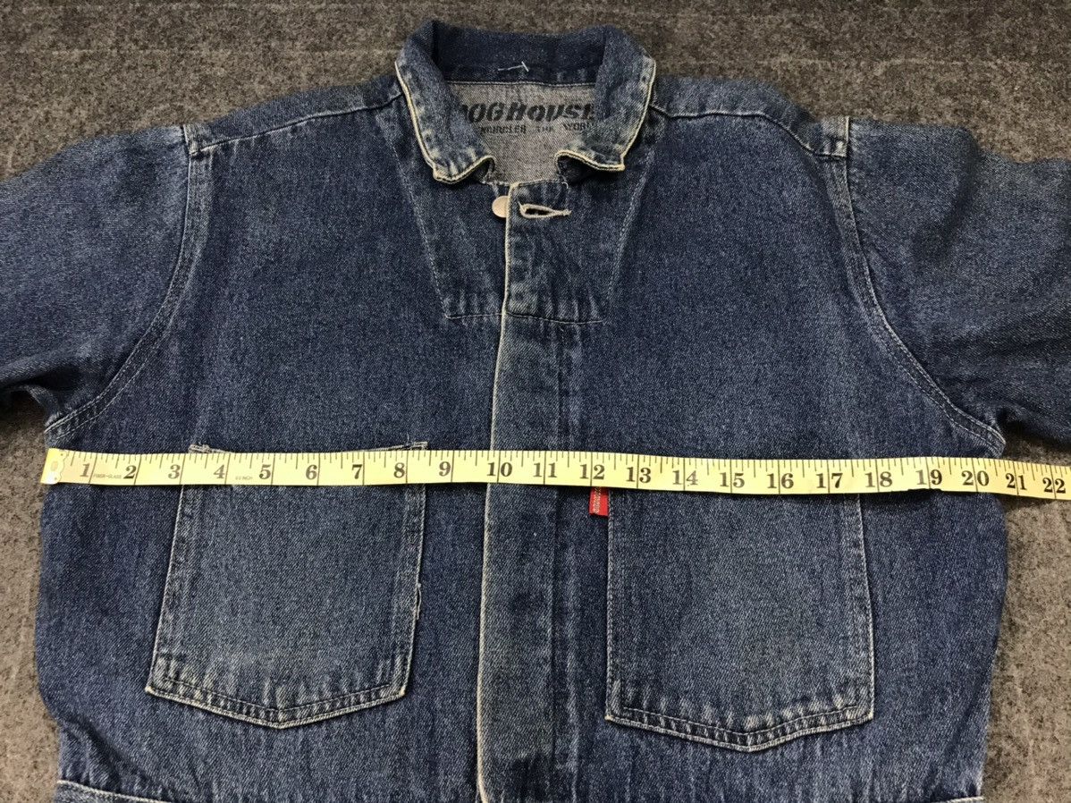 Japanese Brand Dog House Coverall Indigo Denim Pant Workwear Carpenter Size US 35 - 9 Thumbnail