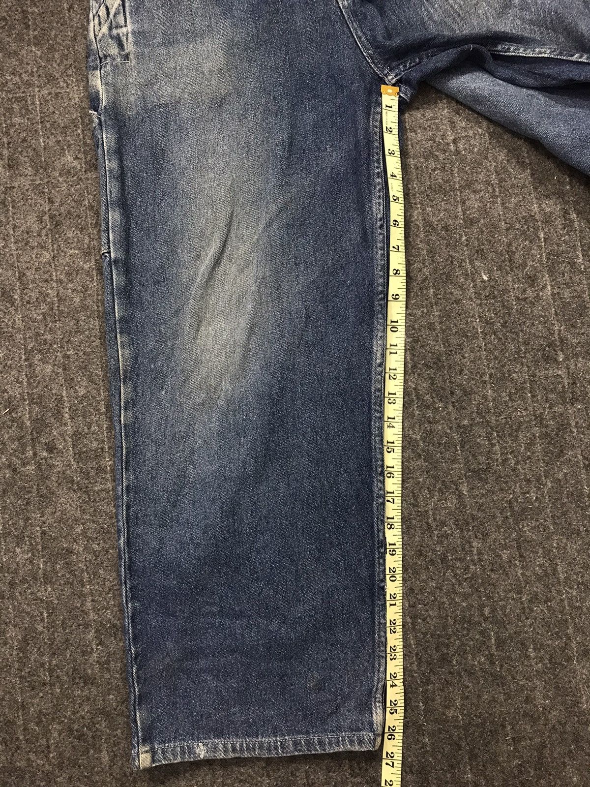Japanese Brand Dog House Coverall Indigo Denim Pant Workwear Carpenter Size US 35 - 12 Thumbnail