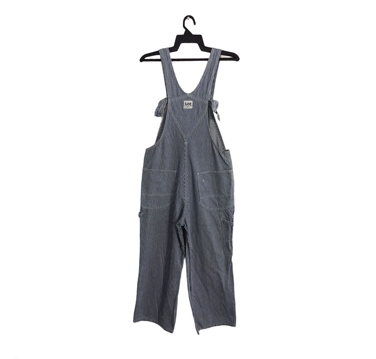 Lee × Vintage Vtg Lee Sanforized Hickory Denim Pant Workwear Carpenter Size US 32 / EU 48 - 1 Thumbnail