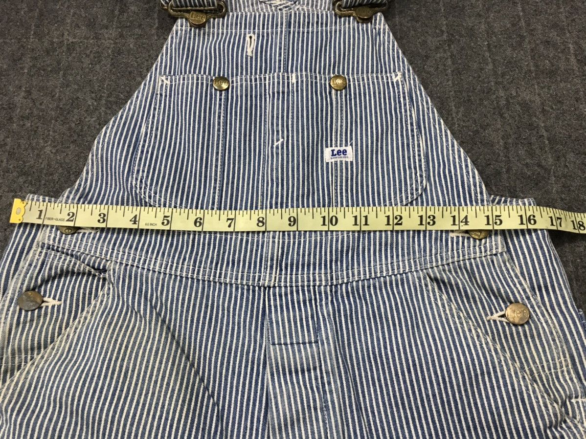 Lee × Vintage Vtg Lee Sanforized Hickory Denim Pant Workwear Carpenter Size US 32 / EU 48 - 7 Thumbnail