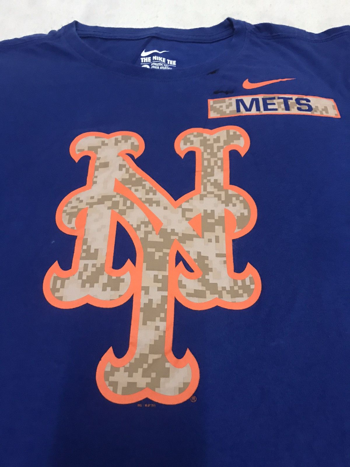 New York Yankees × Nike Nike x New York Yankees NY Mets Camo Logo Tee Size US M / EU 48-50 / 2 - 2 Thumbnail