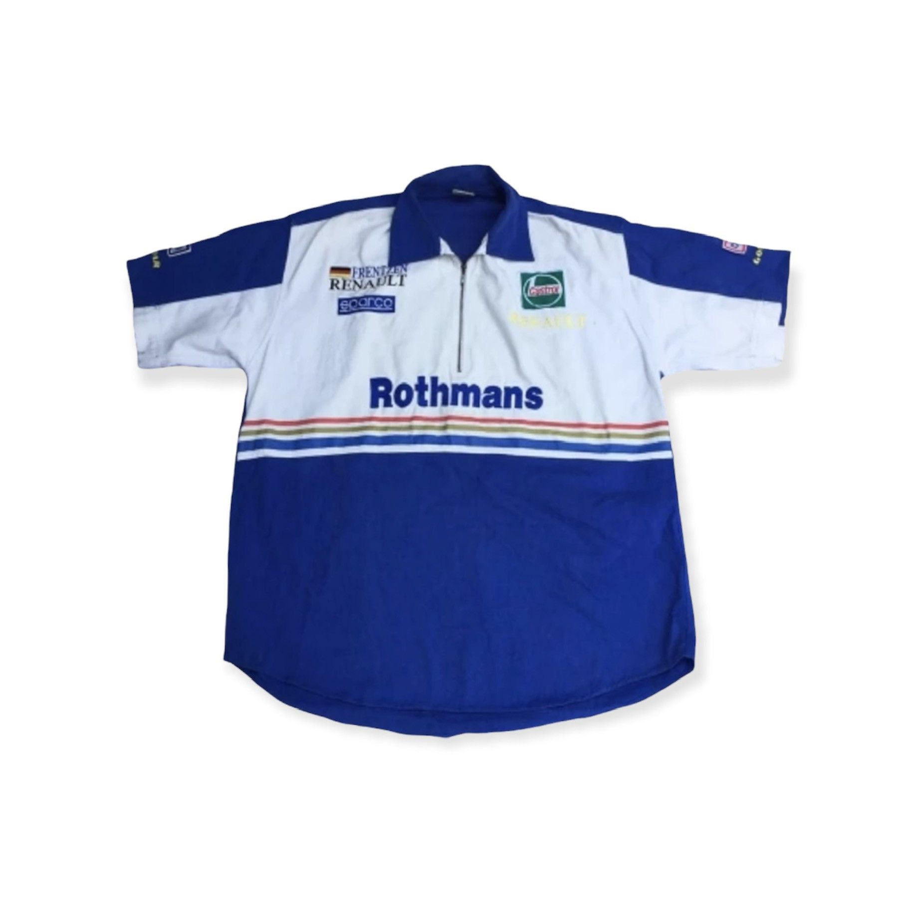 Vintage Rothmans Racing Team Half Zip Shirt