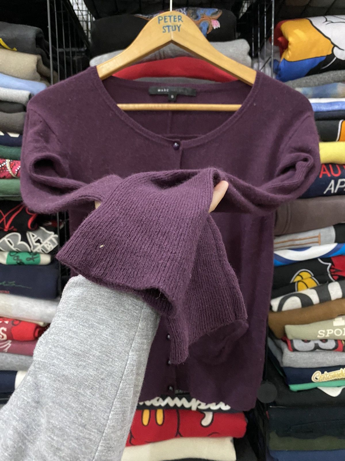 Marc Jacobs Marc Jacobs Dark Purple knitwear Size US S / EU 44-46 / 1 - 7 Thumbnail