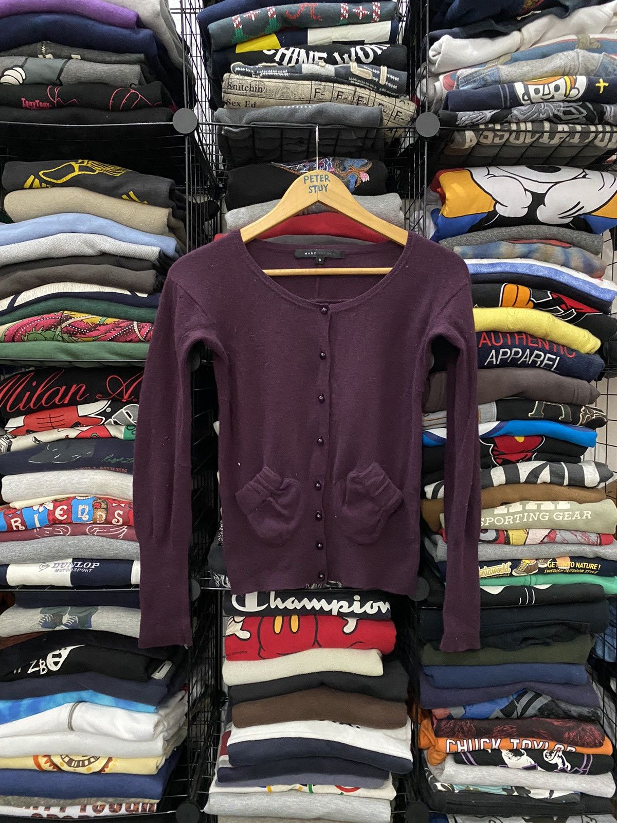 Marc Jacobs Marc Jacobs Dark Purple knitwear Size US S / EU 44-46 / 1 - 1 Thumbnail