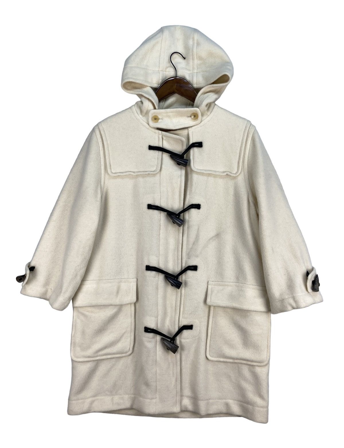 Aquascutum Vintage Aquascutum Wool Duffel Jacket Size US L / EU 52-54 / 3 - 1 Thumbnail