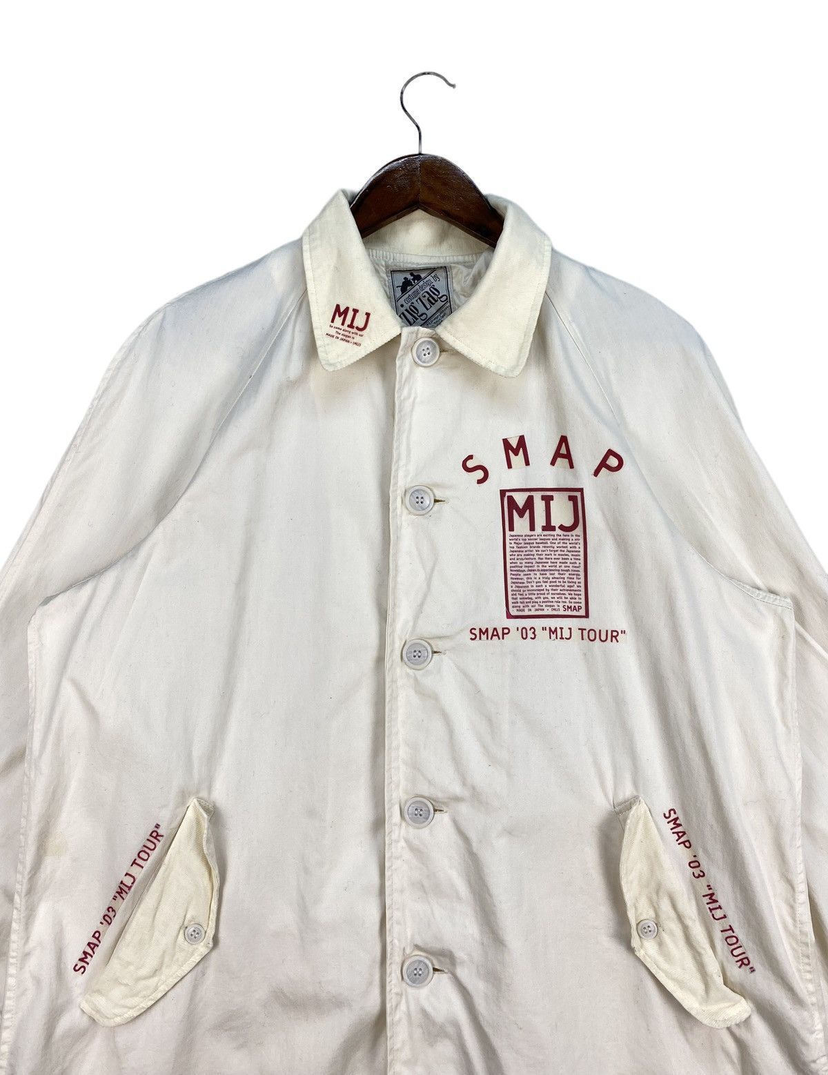 If Six Was Nine ZIG ZAG X KASHIWA SATO SMAP ‘03’ MIJ TOUR LONG JACKET Size US M / EU 48-50 / 2 - 2 Thumbnail