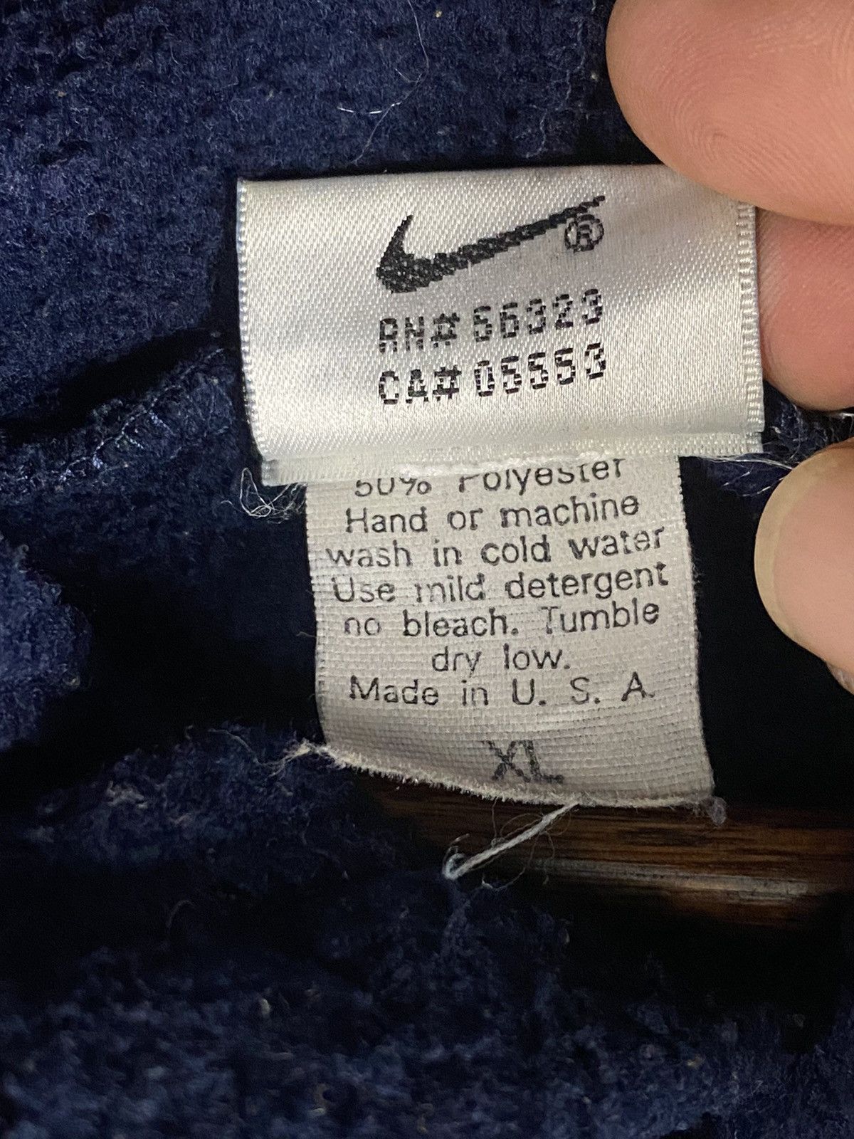 Nike Vintage 90s Nike Fleece Hoodies Size US XL / EU 56 / 4 - 9 Thumbnail
