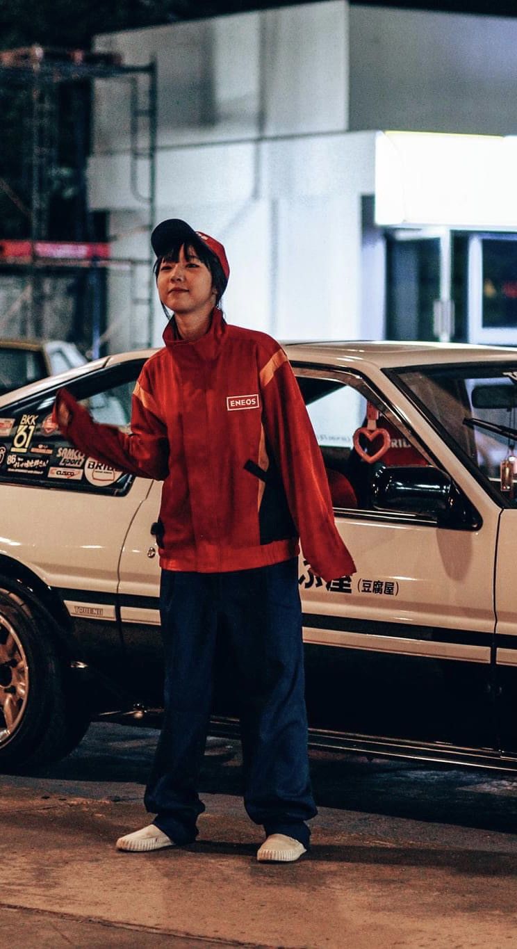 Japanese Brand × Racing × Vintage ENEOS SPELLOUT X INITIAL D