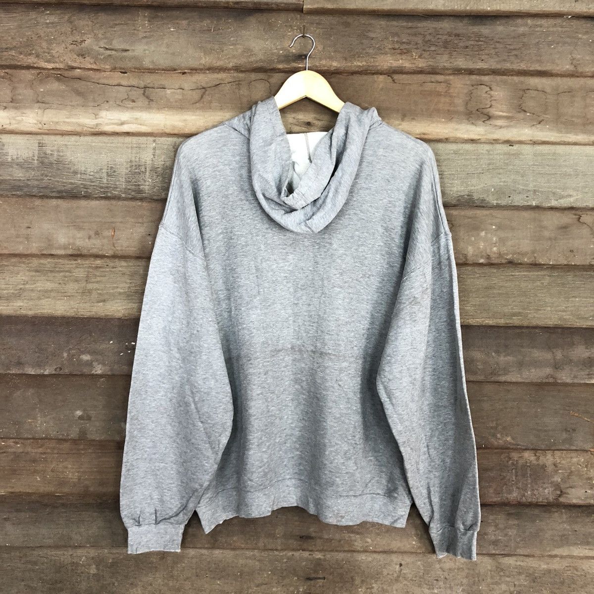 Hanes × Vintage Vtg Hanes Grey distressed Sweatshirt #3909 Size US L / EU 52-54 / 3 - 13 Thumbnail
