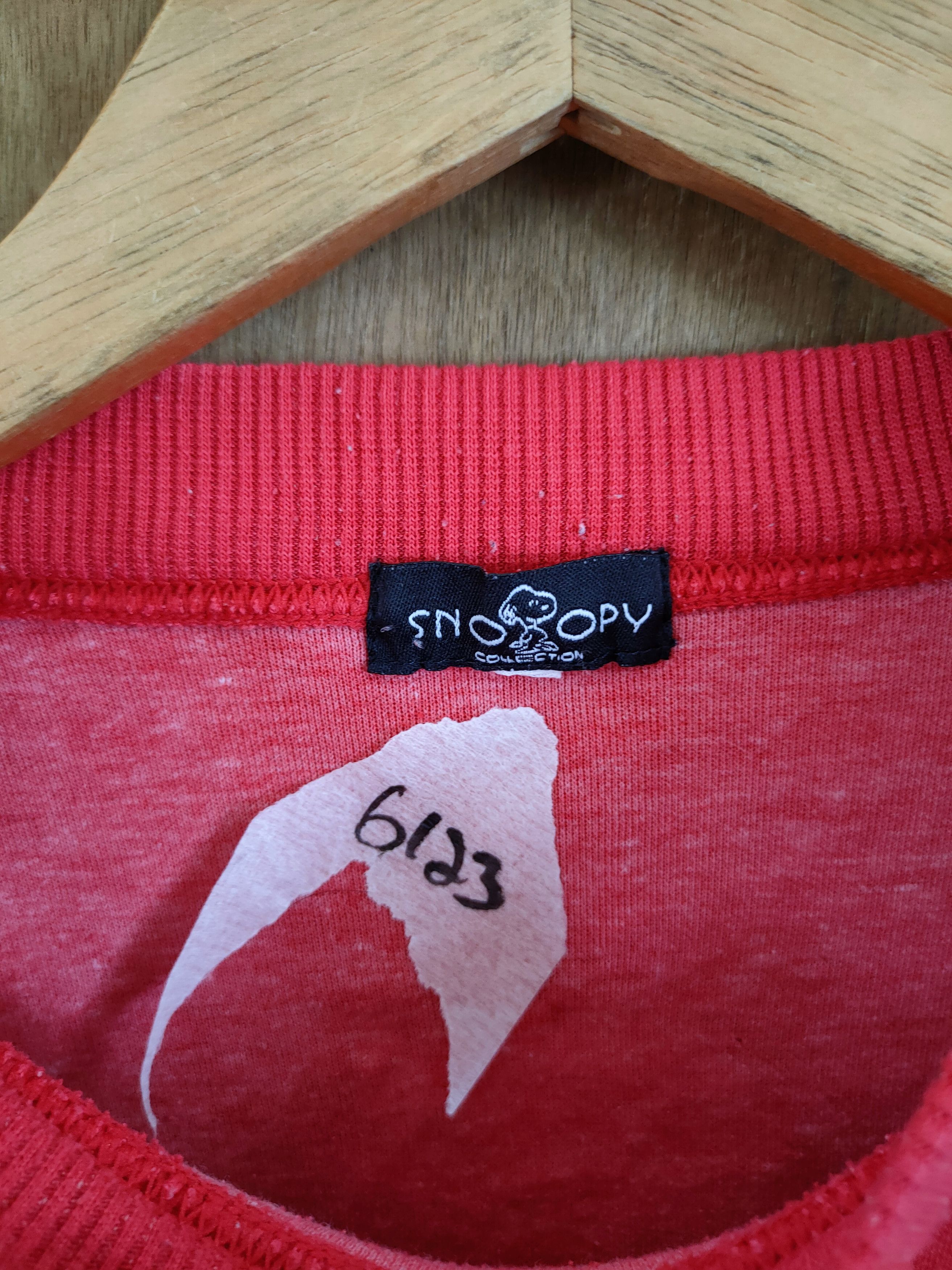 Cartoon Network Snoppy peanuts sweatshirt red vintage movie #6123 Size M / US 6-8 / IT 42-44 - 5 Thumbnail