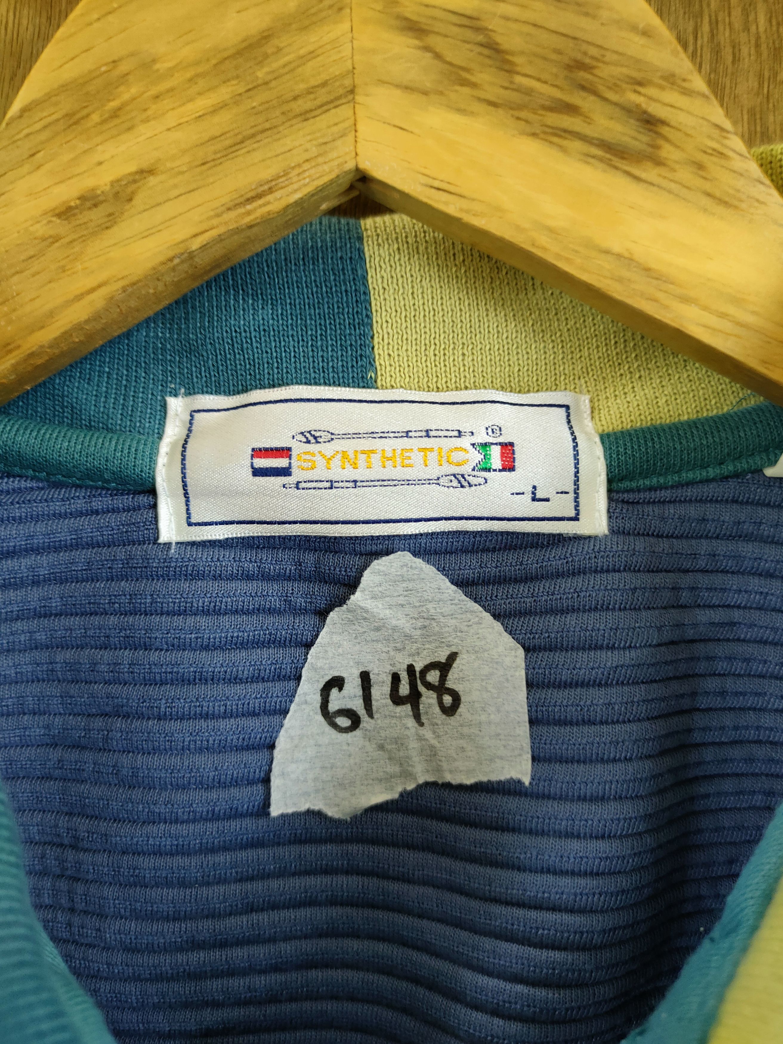Vintage Syntetic vintage sweatshirt japan #6148 Size US L / EU 52-54 / 3 - 4 Thumbnail