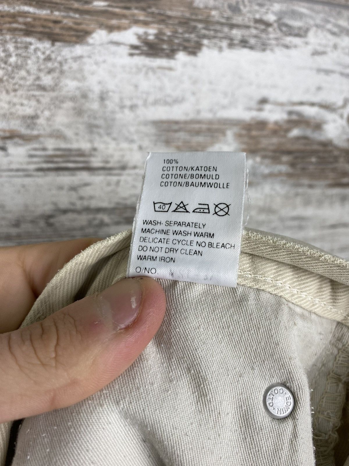 Edwin × Vintage Mens Vintage Edwin Denim jeans y2k rare pants streetwear Size US 32 / EU 48 - 14 Thumbnail