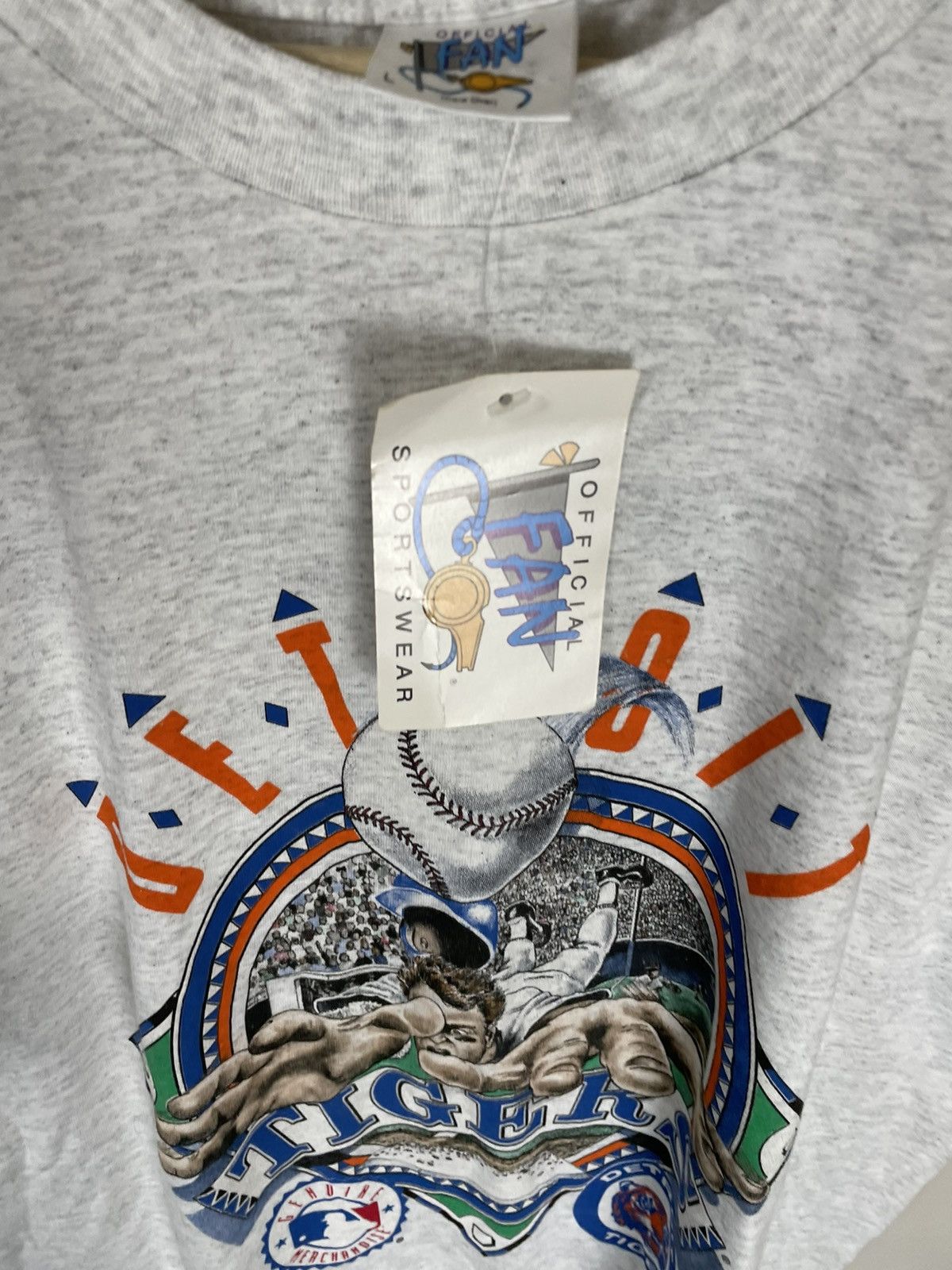 MLB × Vintage Vintage 1992 Detroit Tigers Championship T-Shirt Size US L / EU 52-54 / 3 - 2 Thumbnail