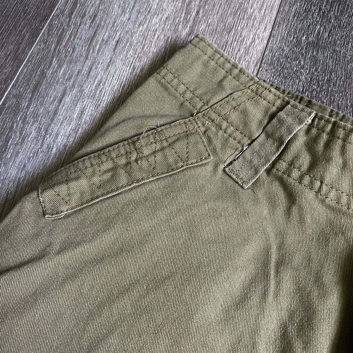 Japanese Brand Vintage 2000s Double Knee Tan Cargo Multi Pocket Pants 28x30 Size US 28 / EU 44 - 6 Thumbnail