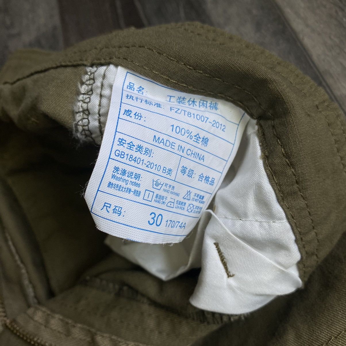 Japanese Brand Vintage 2000s Double Knee Tan Cargo Multi Pocket Pants 28x30 Size US 28 / EU 44 - 8 Thumbnail