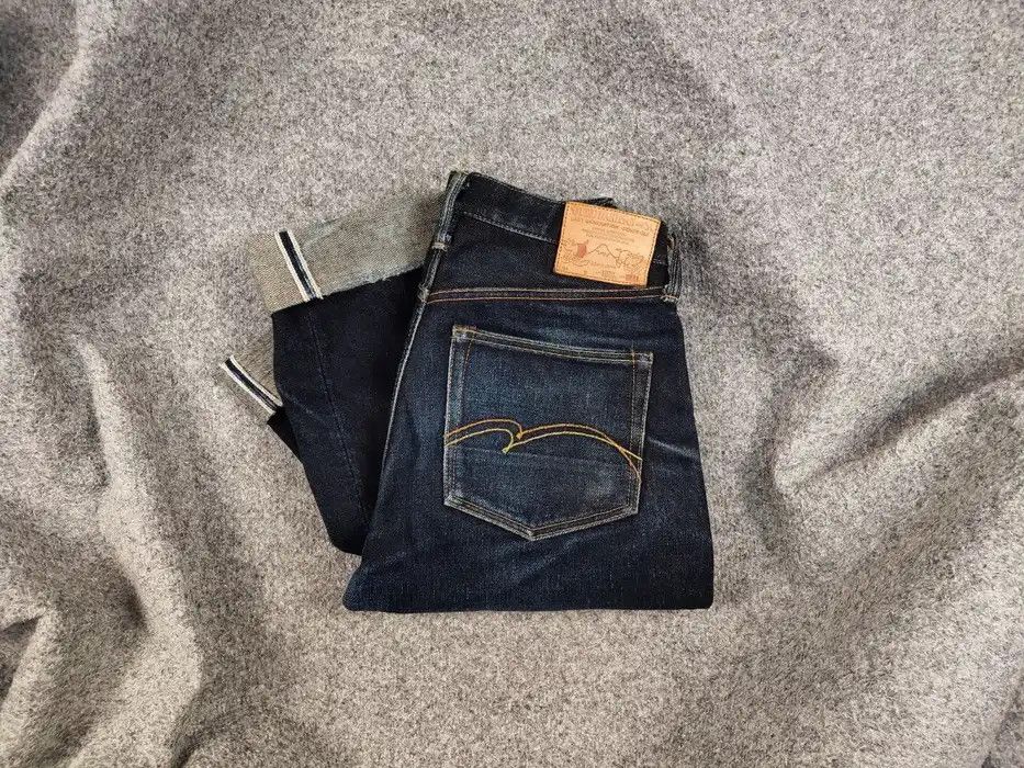 image of Studio Dartisan x Vintage Studio D'artisan Japan Faded Denim Selvedge Jeans in Dark Blue (Size 32)