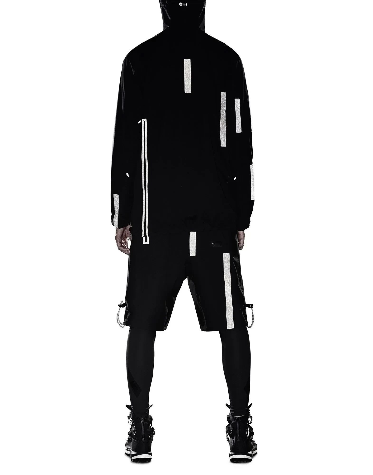 Adidas Y-3 Sport Rain Reflective Tech Shorts Pants XL Size US 35 - 2 Thumbnail