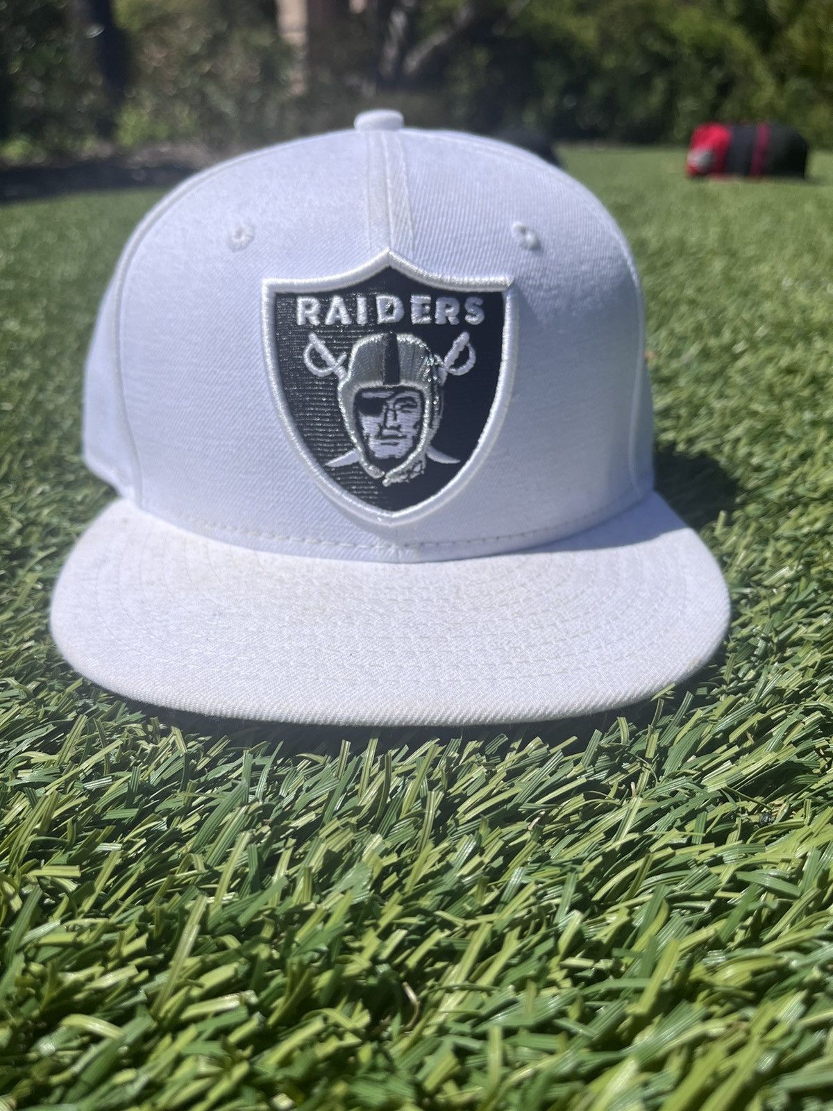 New Era NFL Raiders Hat White Hats