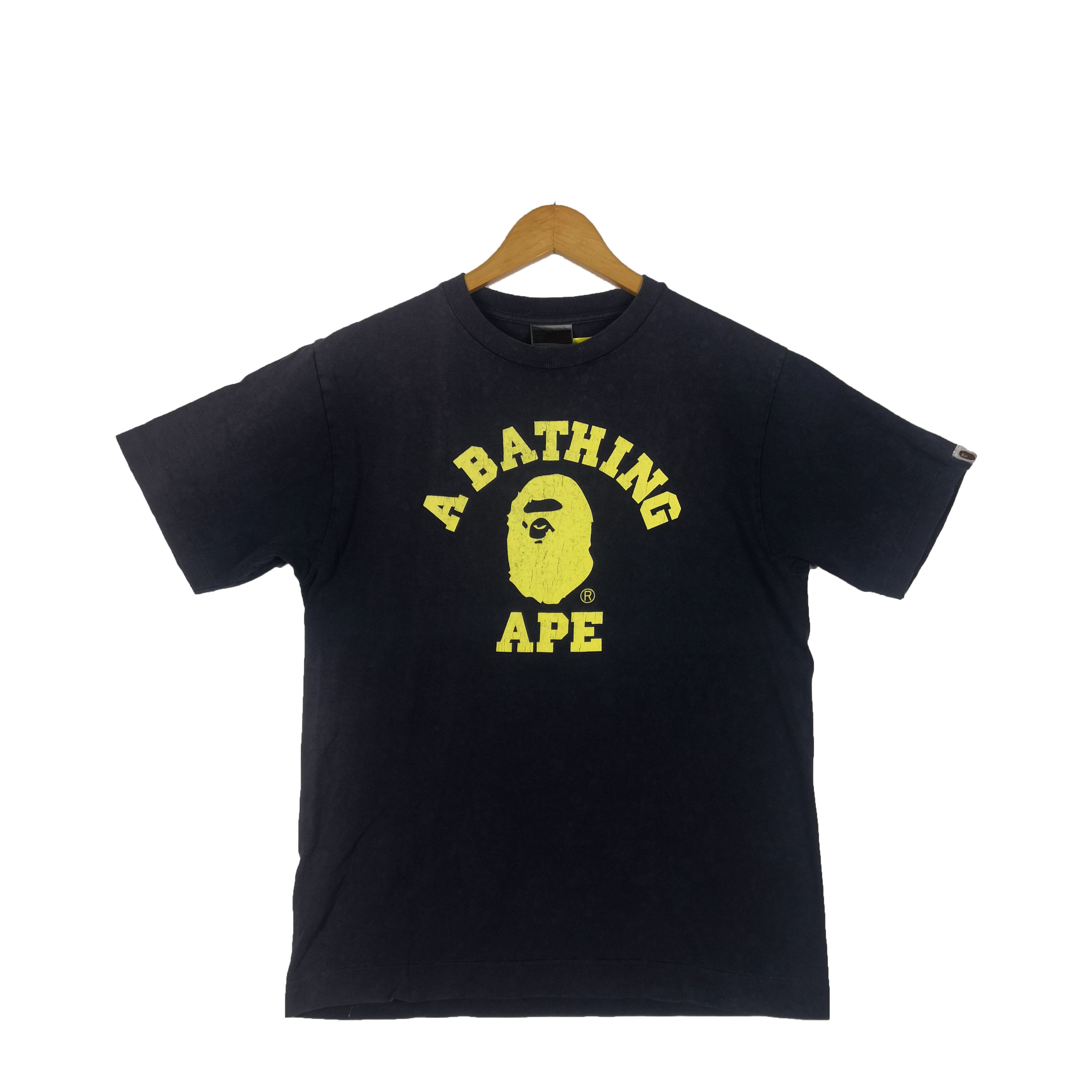 Japanese Brand Vintage Y2K A Bathing Ape T-Shirt BAPE Japanese 56789 Size US M / EU 48-50 / 2 - 1 Thumbnail