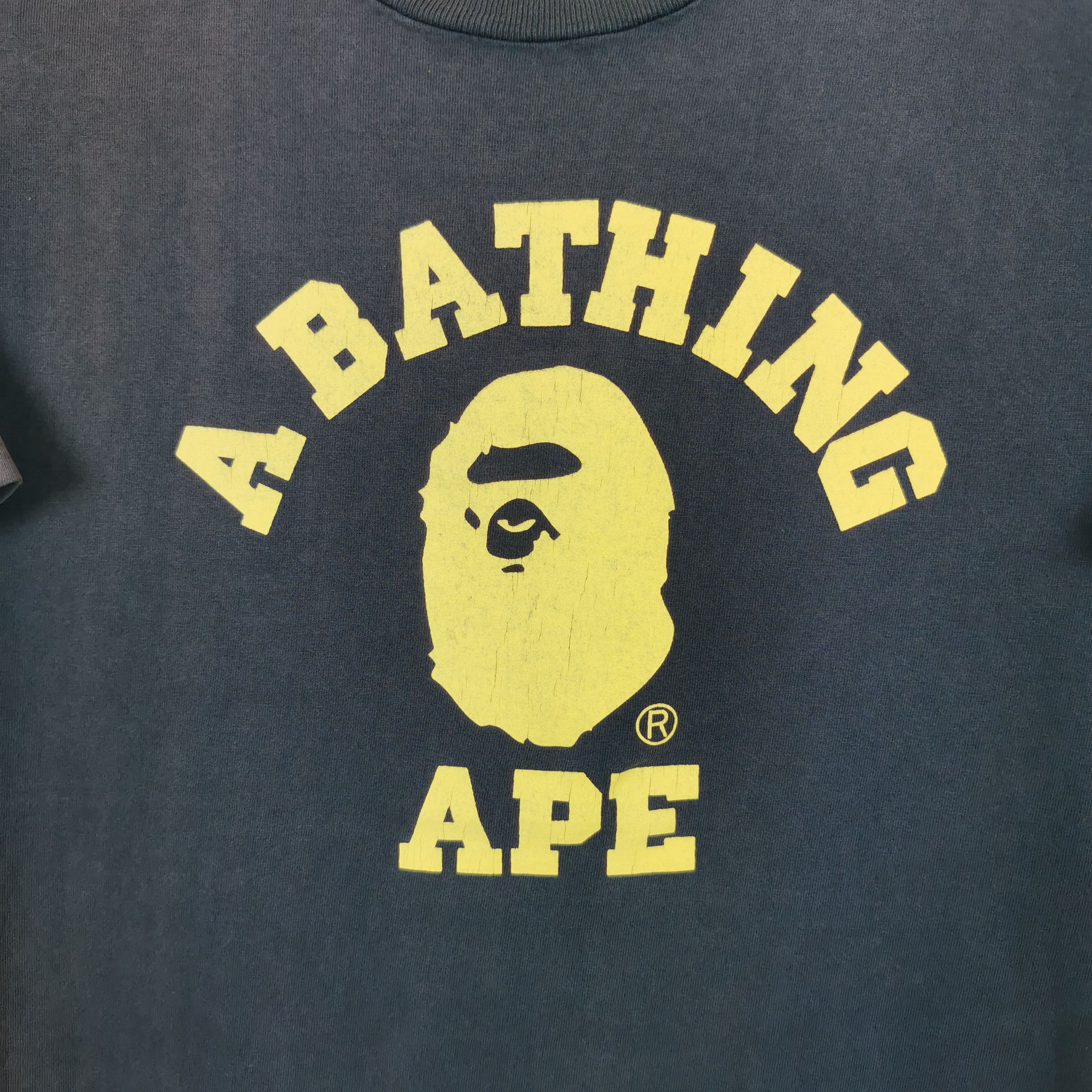Japanese Brand Vintage Y2K A Bathing Ape T-Shirt BAPE Japanese 56789 Size US M / EU 48-50 / 2 - 3 Thumbnail