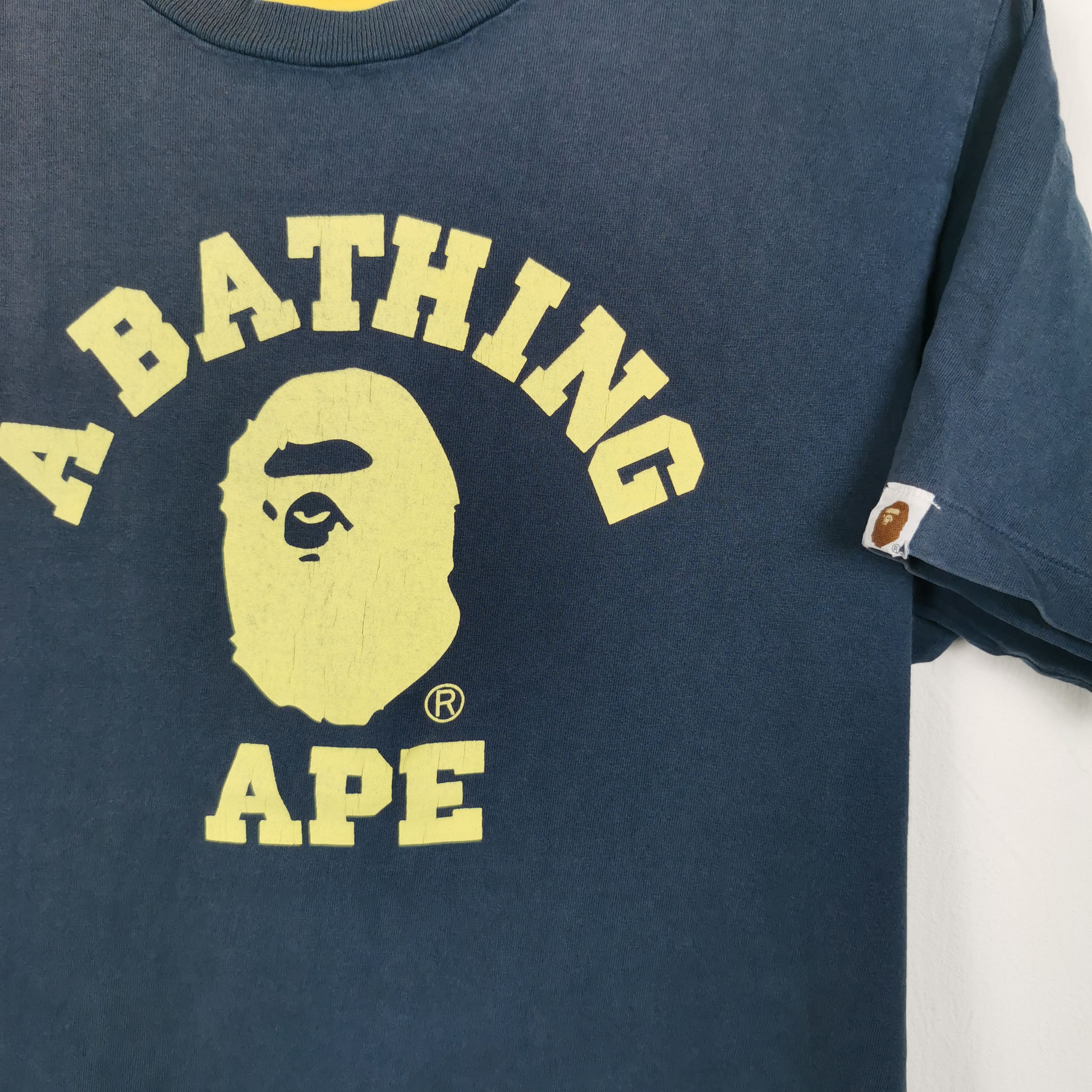 Japanese Brand Vintage Y2K A Bathing Ape T-Shirt BAPE Japanese 56789 Size US M / EU 48-50 / 2 - 4 Thumbnail