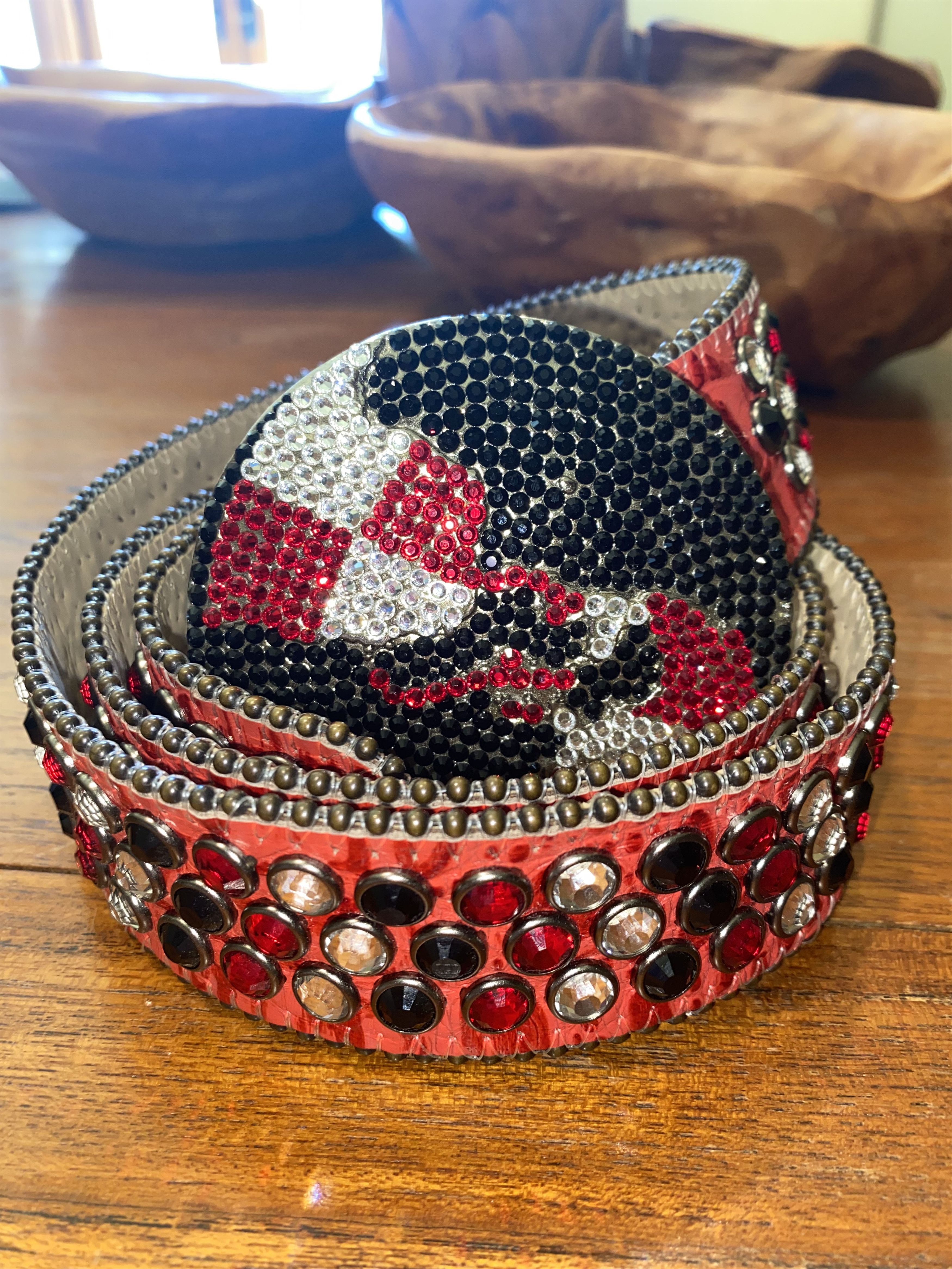 image of B B Simon B.b. Simon Belt (Red Globe), Men's (Size 36)