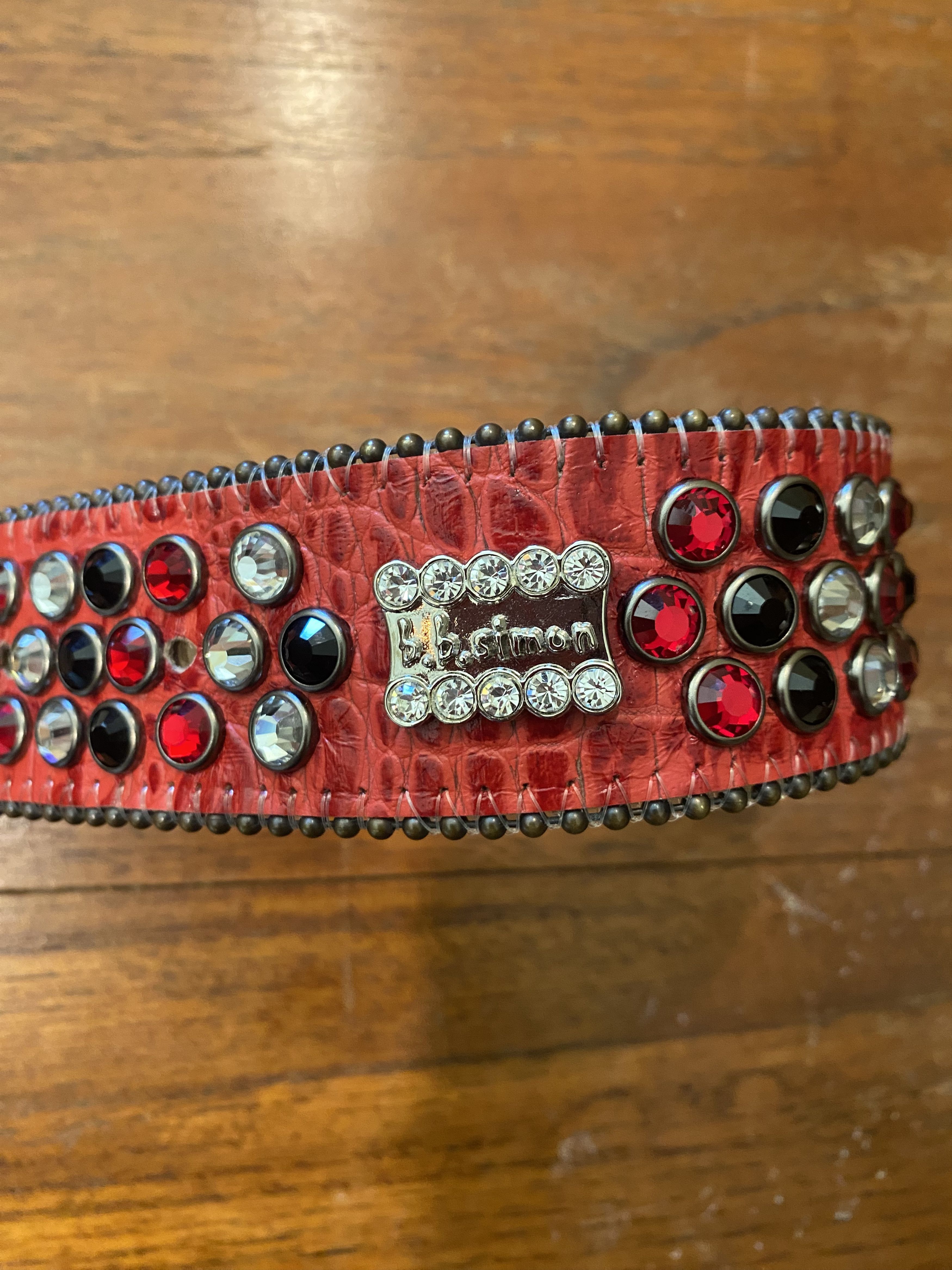 B.B. Simon B.B. Simon belt (Red Globe) Size 36 - 4 Thumbnail