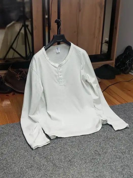 Velva Sheen Velva Sheen Blank White Button Men's long Sleeve Made in USA Size US M / EU 48-50 / 2 - 10 Thumbnail