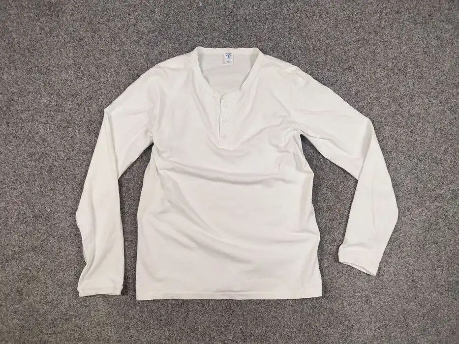 Velva Sheen Velva Sheen Blank White Button Men's long Sleeve Made in USA Size US M / EU 48-50 / 2 - 5 Thumbnail