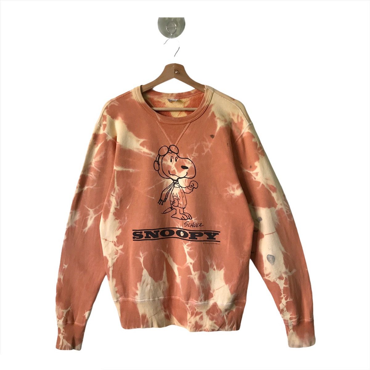 Buzz Rickson's 90s Buzz Rickson x Snoopy Custom Tie Dye Sweatshirt Size US M / EU 48-50 / 2 - 1 Thumbnail