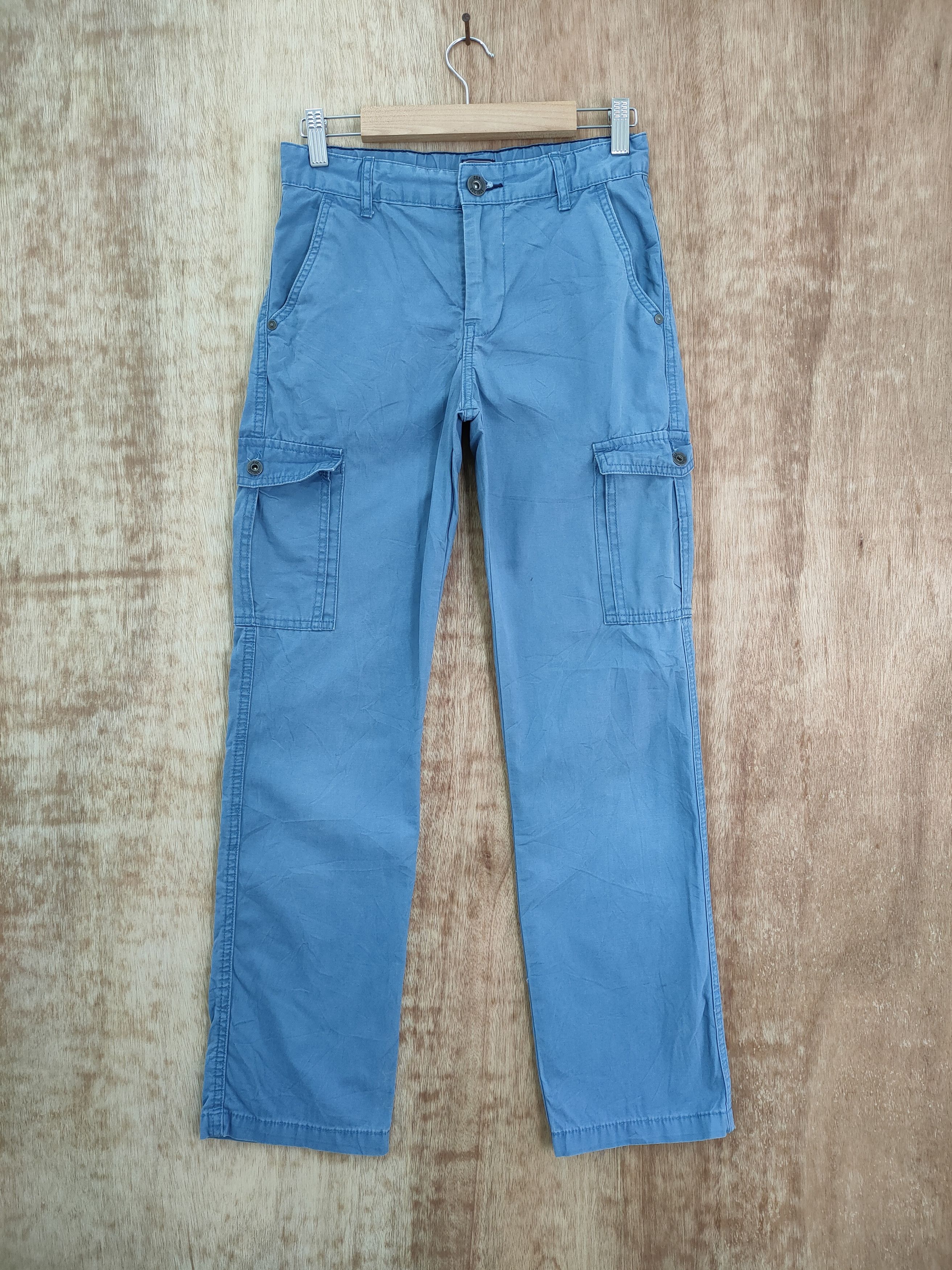 image of Authentic x Free Style Light Blue Cargo Pants, Men's (Size 26)