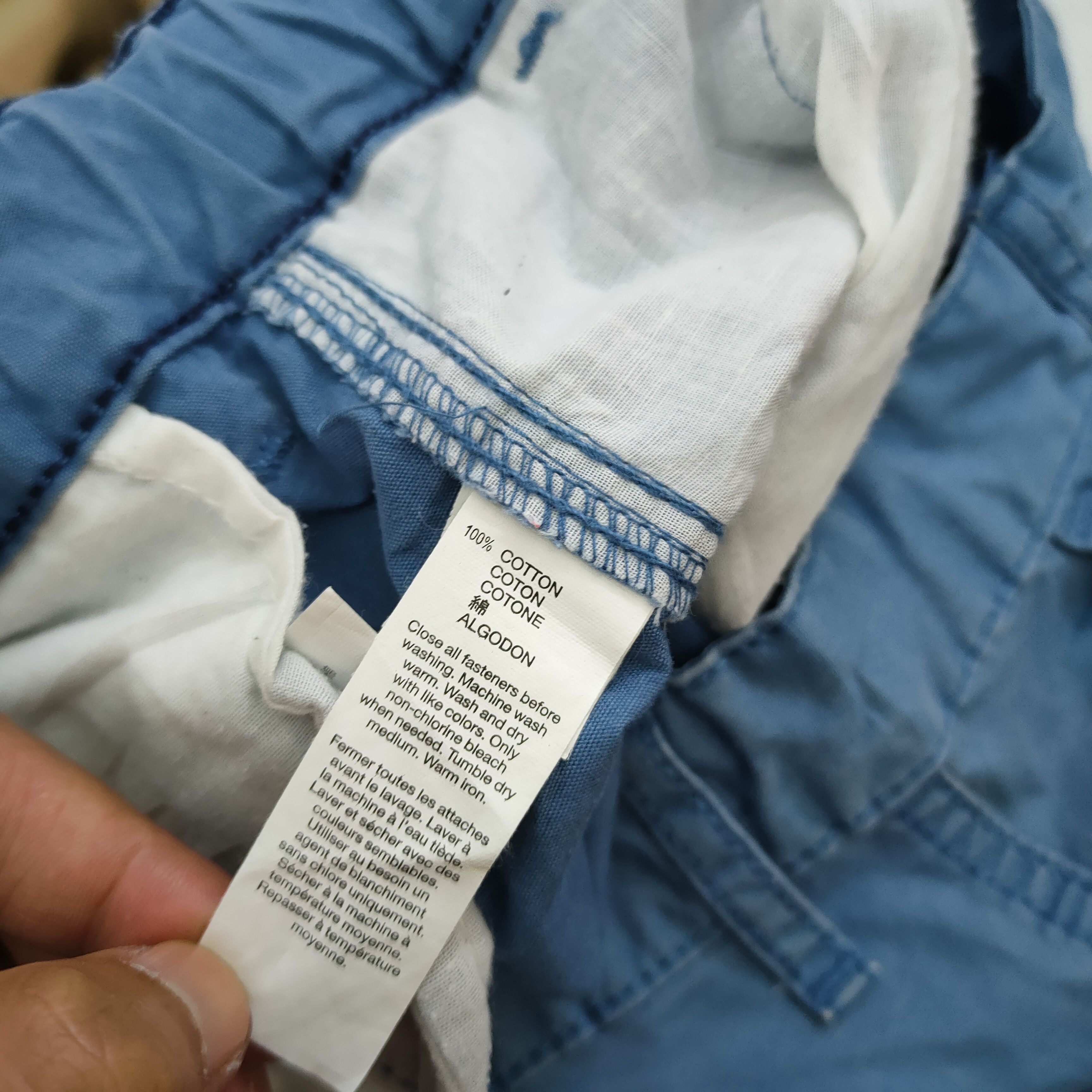 Other JAPANESE BRAND LIGHT BLUE CARGO PANTS Size US 26 / EU 42 - 8 Thumbnail