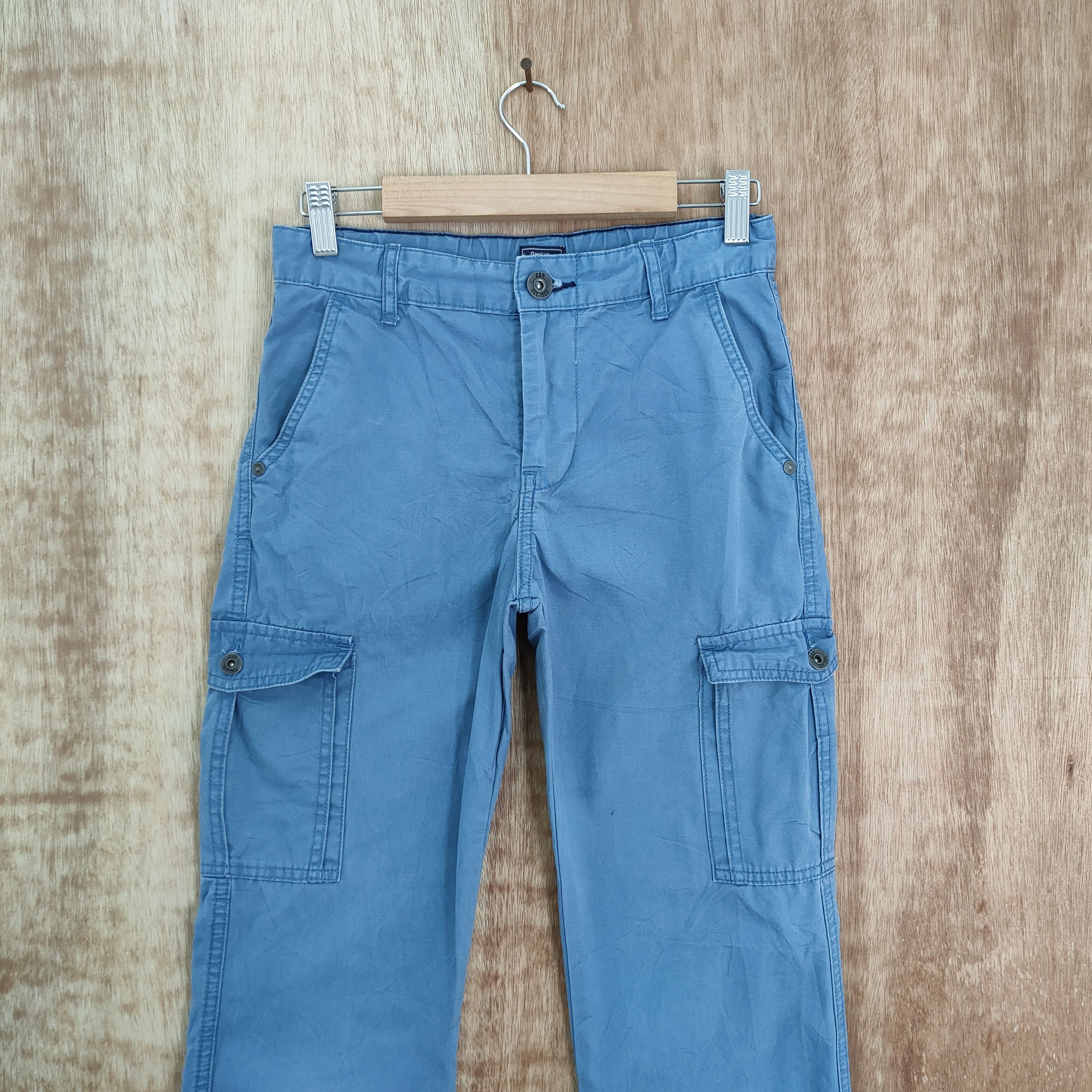 Other JAPANESE BRAND LIGHT BLUE CARGO PANTS Size US 26 / EU 42 - 2 Thumbnail