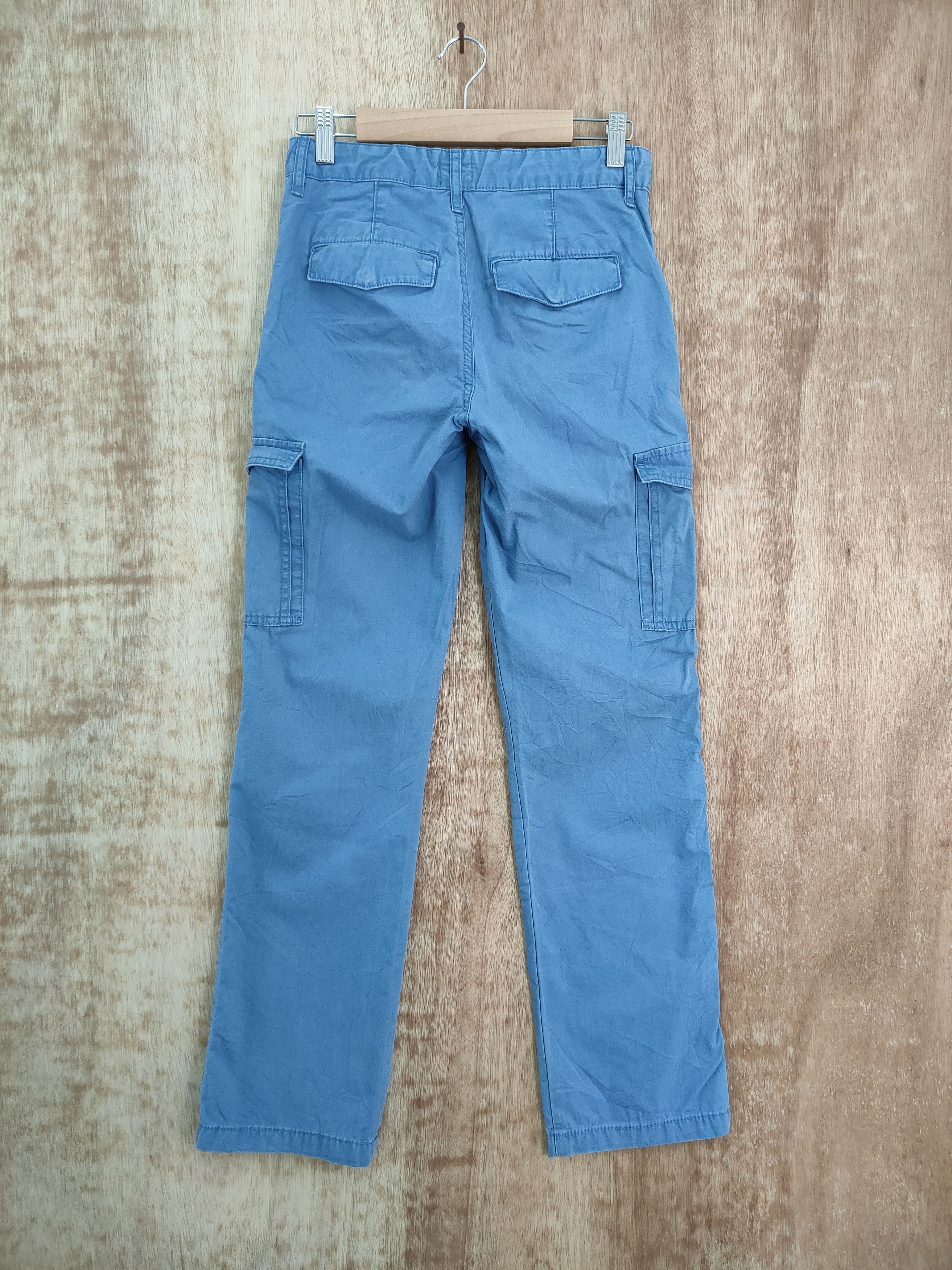 Other JAPANESE BRAND LIGHT BLUE CARGO PANTS Size US 26 / EU 42 - 4 Thumbnail