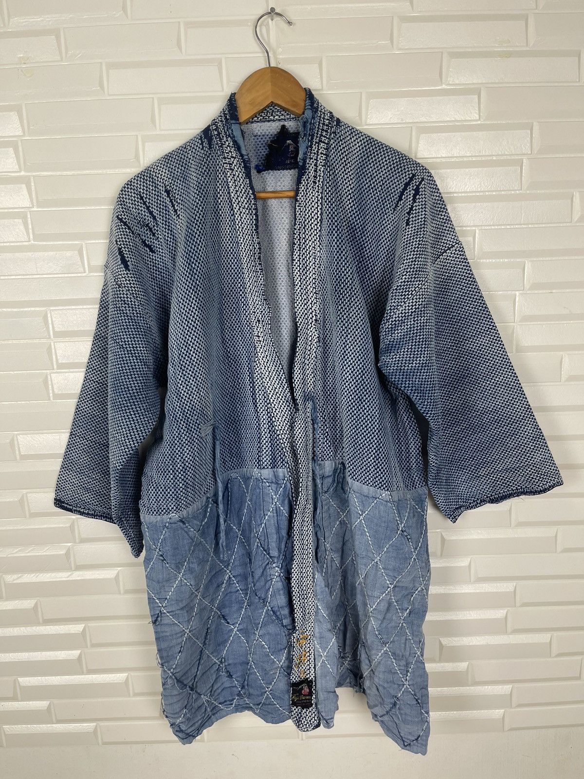 Indigo × Kiriko Made VINTAGE KIRIKO MADE INDIGO DISTRESSED DESIGN KIRO HIRATA Size US L / EU 52-54 / 3 - 1 Thumbnail