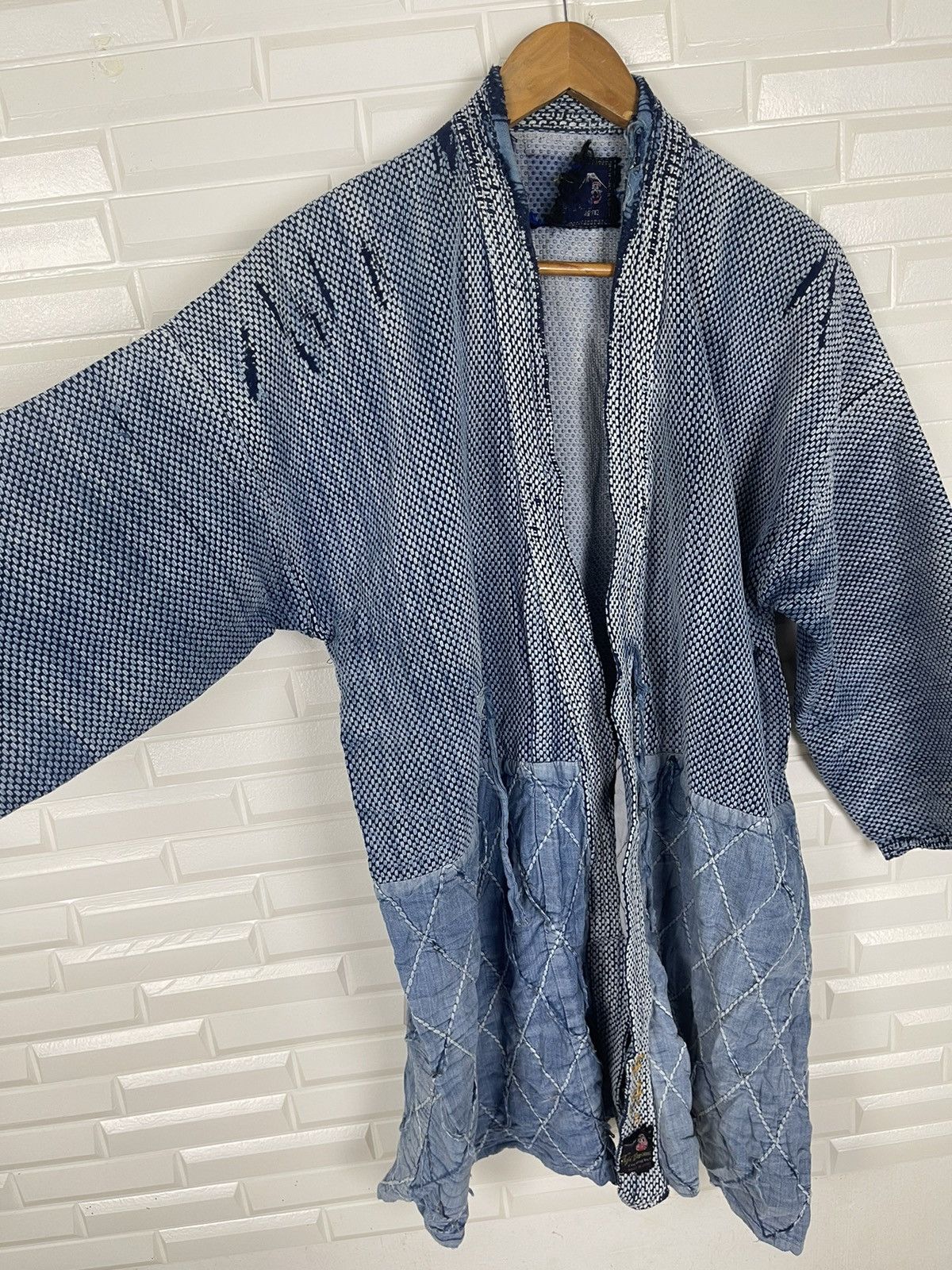 Indigo × Kiriko Made VINTAGE KIRIKO MADE INDIGO DISTRESSED DESIGN KIRO HIRATA Size US L / EU 52-54 / 3 - 2 Thumbnail