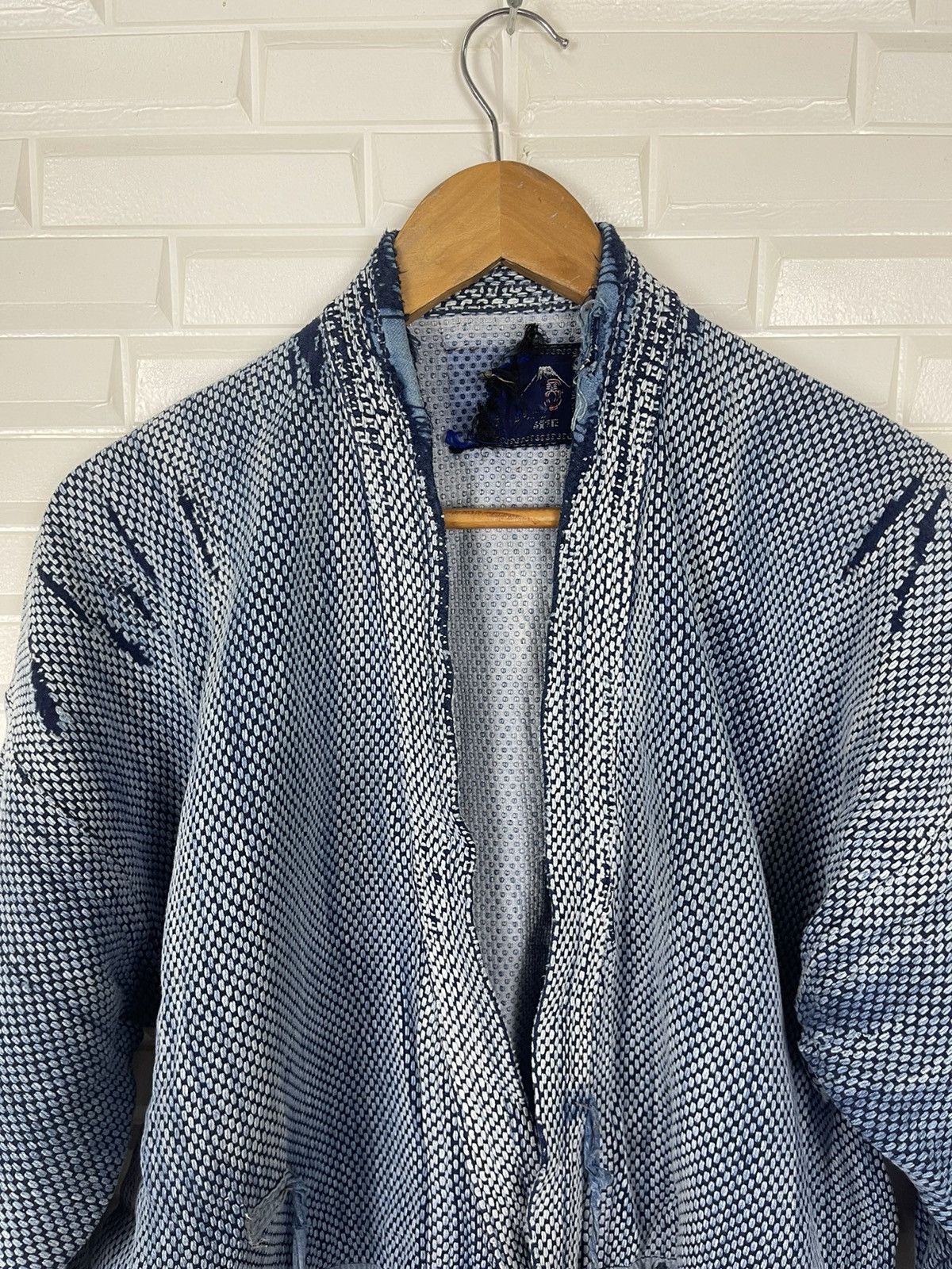 Indigo × Kiriko Made VINTAGE KIRIKO MADE INDIGO DISTRESSED DESIGN KIRO HIRATA Size US L / EU 52-54 / 3 - 5 Thumbnail