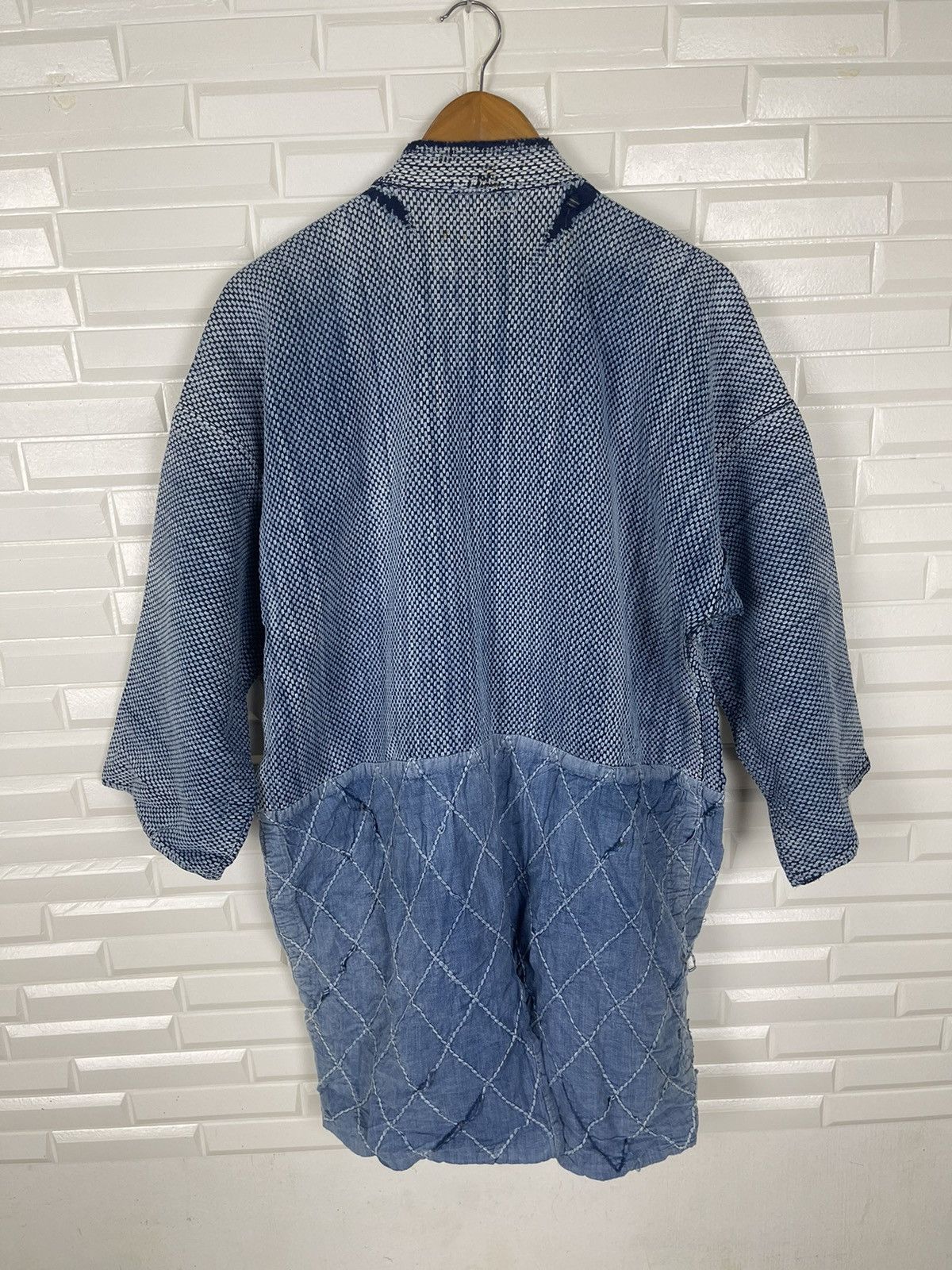 Indigo × Kiriko Made VINTAGE KIRIKO MADE INDIGO DISTRESSED DESIGN KIRO HIRATA Size US L / EU 52-54 / 3 - 3 Thumbnail