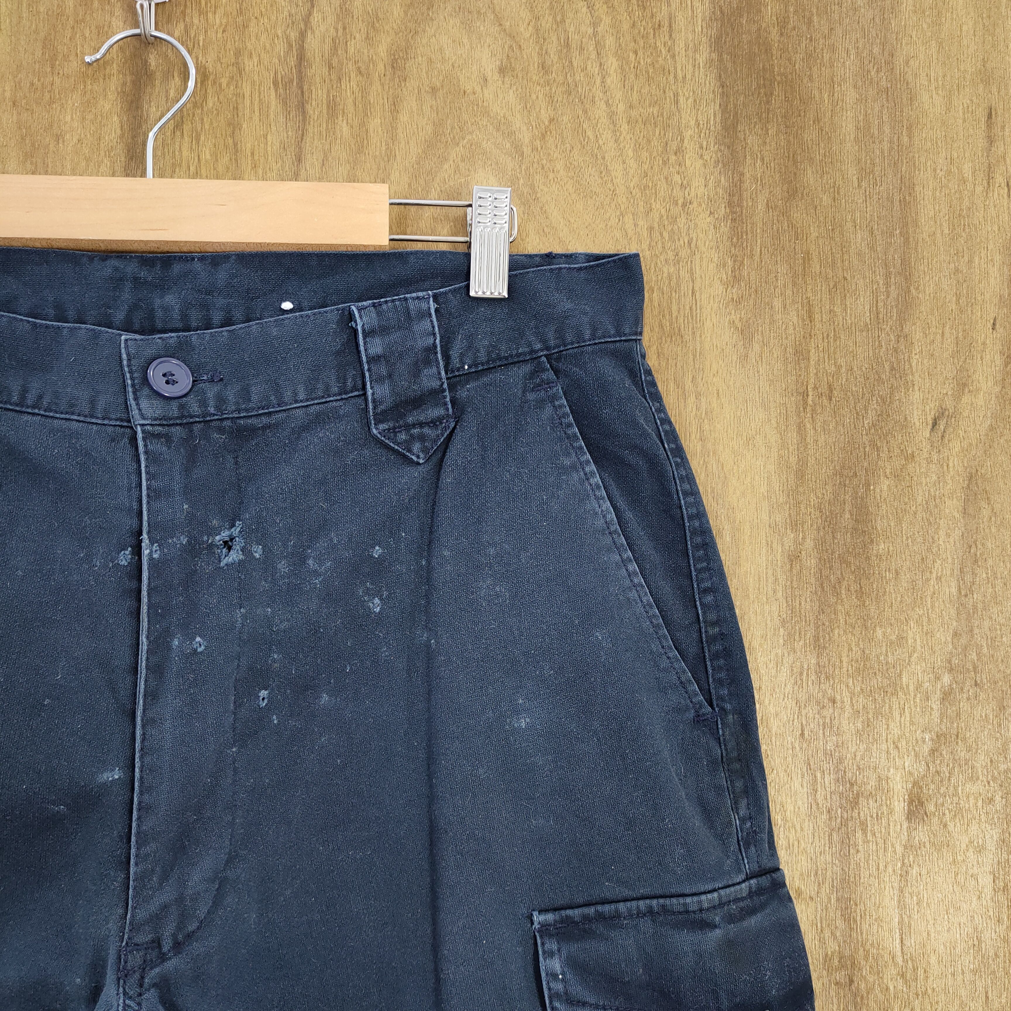 Japanese Brand VINTAGE JAPANESE BRAND FADED WORKWEAR CARGO PANTS Size US 33 - 5 Thumbnail