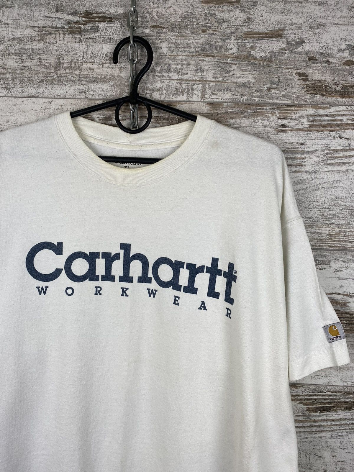 Carhartt × Vintage Mens Vintage Carhartt T Shirt rare streetwear tee overprint Size US XL / EU 56 / 4 - 2 Thumbnail