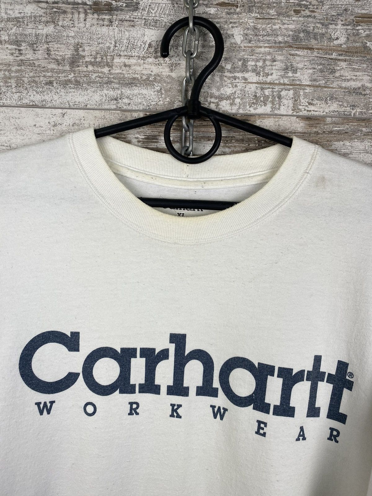 Carhartt × Vintage Mens Vintage Carhartt T Shirt rare streetwear tee overprint Size US XL / EU 56 / 4 - 5 Thumbnail