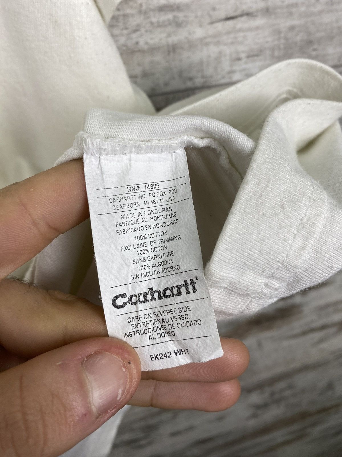 Carhartt × Vintage Mens Vintage Carhartt T Shirt rare streetwear tee overprint Size US XL / EU 56 / 4 - 11 Thumbnail