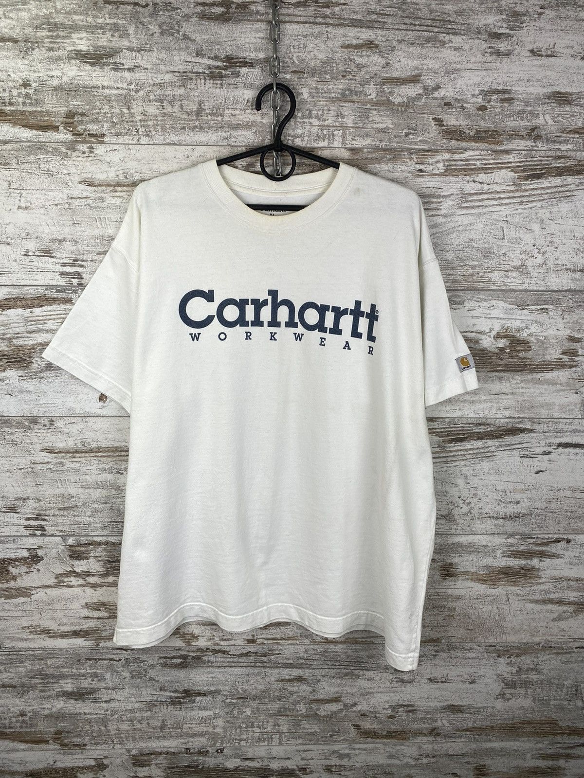 Carhartt × Vintage Mens Vintage Carhartt T Shirt rare streetwear tee overprint Size US XL / EU 56 / 4 - 1 Thumbnail