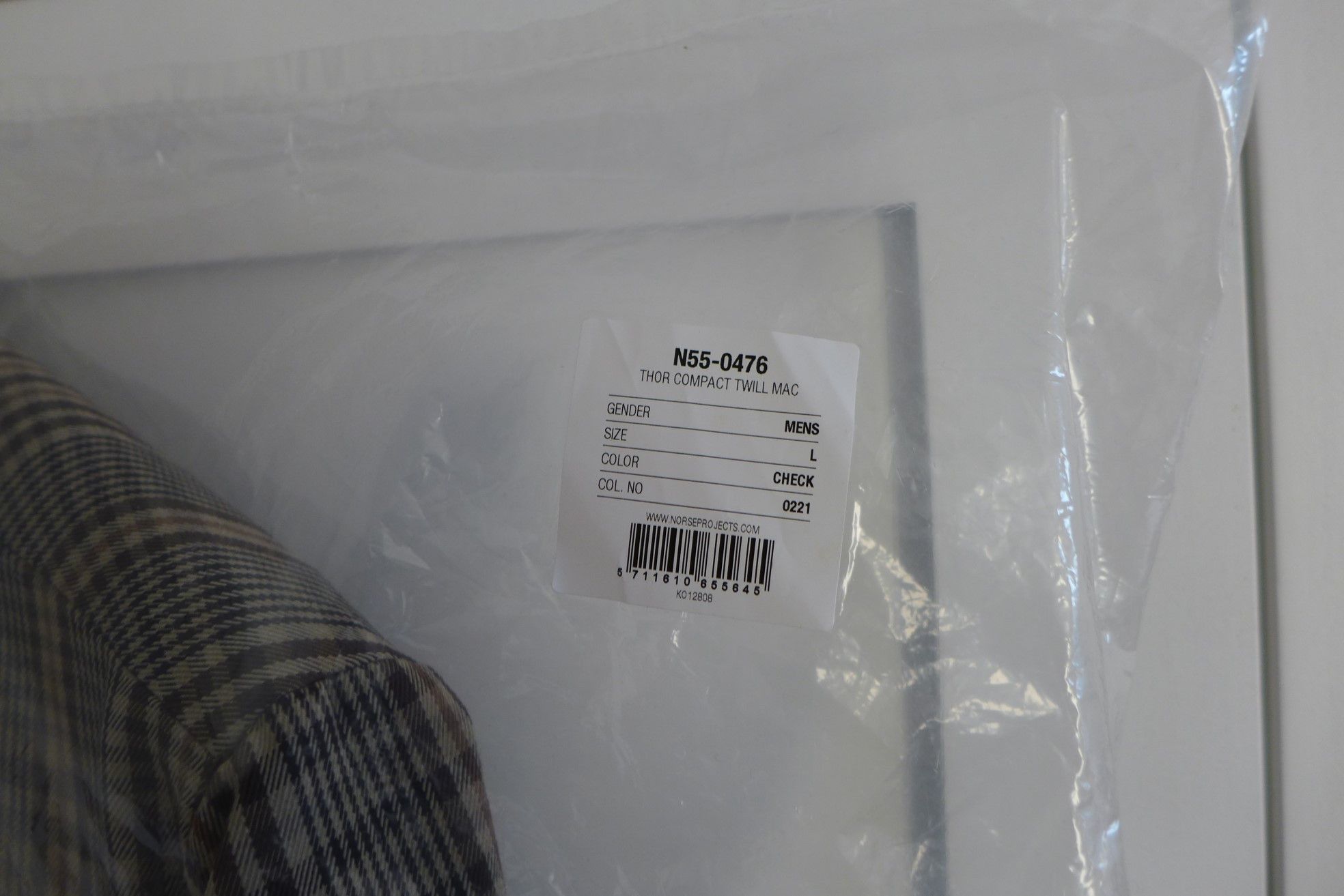 Norse Projects Norse Projects Thor Compact Twill Mac Coat Size US L / EU 52-54 / 3 - 12 Thumbnail