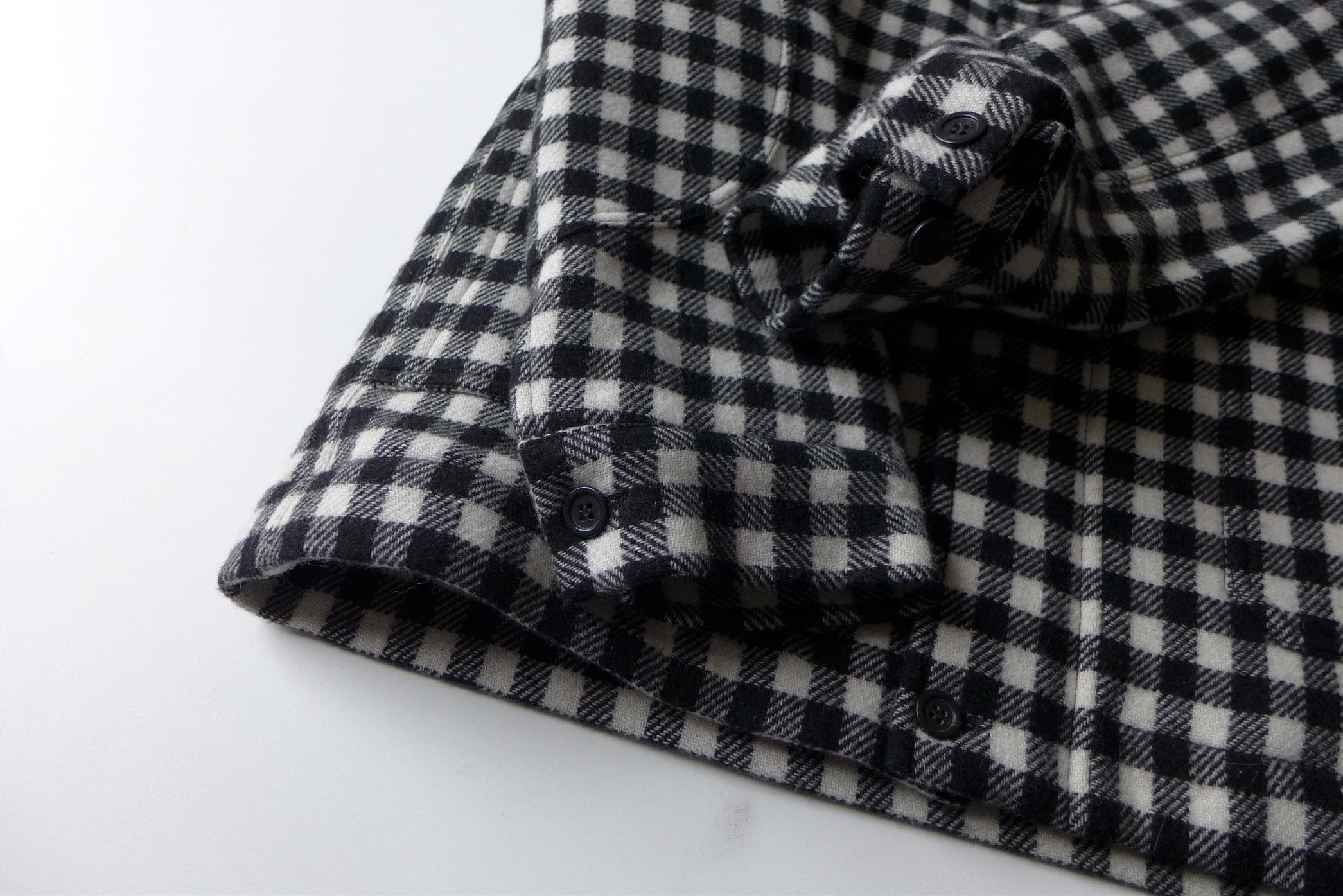 A.P.C. A.P.C. Hunter Jacket - Black & White Check Wool Size US XL / EU 56 / 4 - 13 Thumbnail