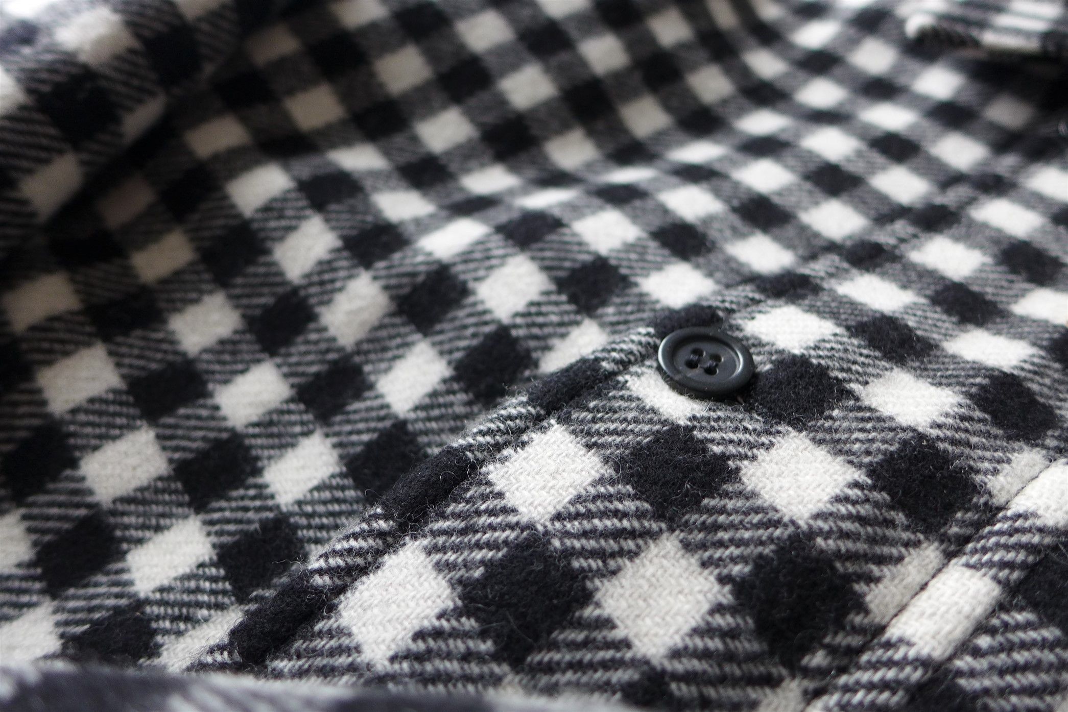 A.P.C. A.P.C. Hunter Jacket - Black & White Check Wool Size US XL / EU 56 / 4 - 18 Thumbnail