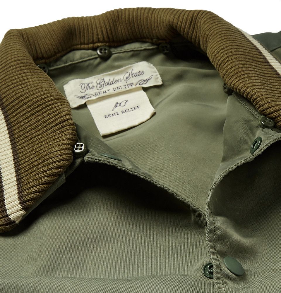 Remi Relief Remi Relief Coach Jacket - Army Green Size US M / EU 48-50 / 2 - 2 Thumbnail