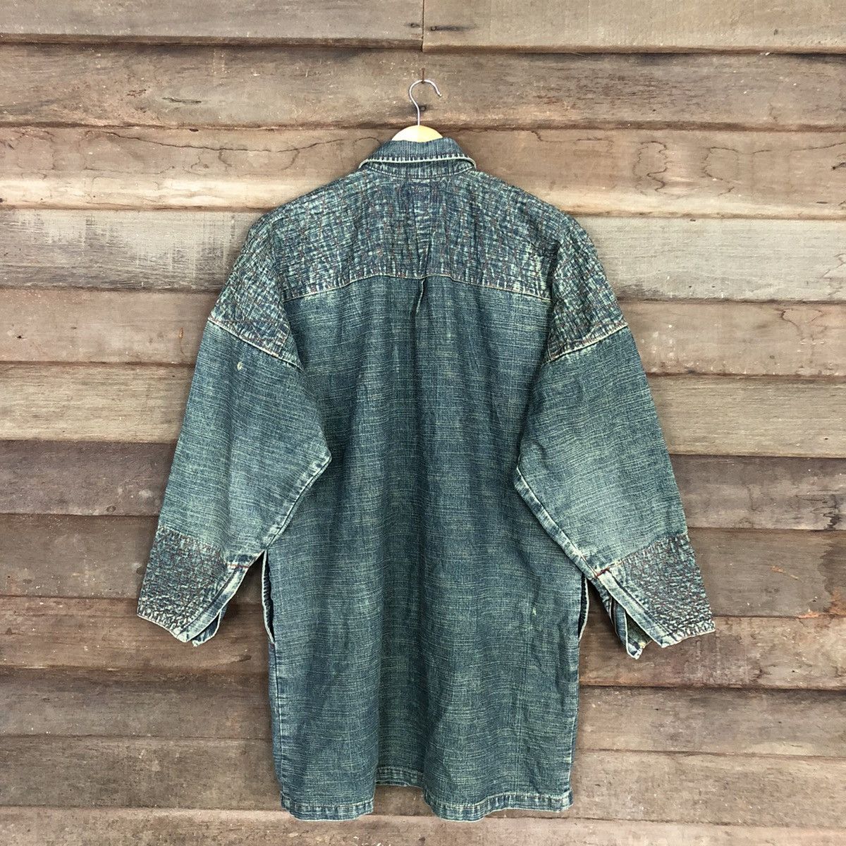 Indigo Japan vintage indigo Blue Denim Jacket #c1008 Size US XL / EU 56 / 4 - 12 Thumbnail