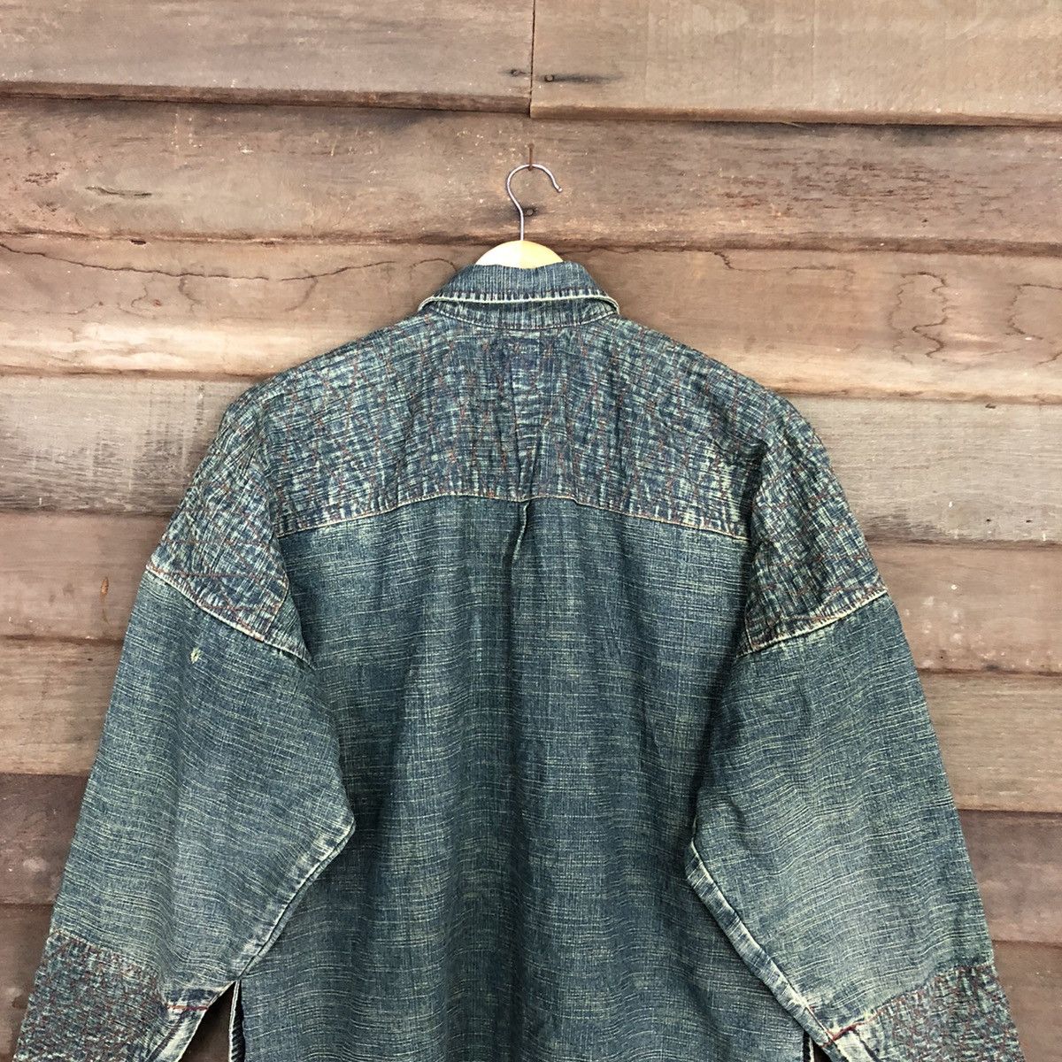Indigo Japan vintage indigo Blue Denim Jacket #c1008 Size US XL / EU 56 / 4 - 13 Thumbnail